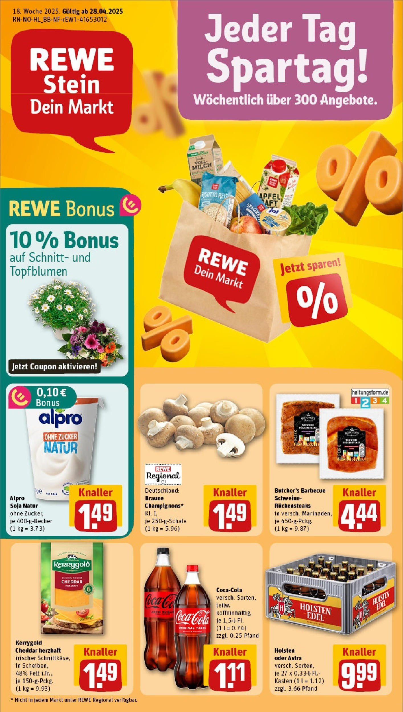 Rewe - Rewe: Wochenangebote (ab 27.04.2025) zum Blättern » Angebote | Seite: 1 | Produkte: Holsten, Champignons, Zucker, Reis Rewe - Rewe: Wochenangebote (ab 27.04.2025) zum Blättern » Angebote | Seite: 1 | Produkte: Holsten, Champignons, Zucker, Reis