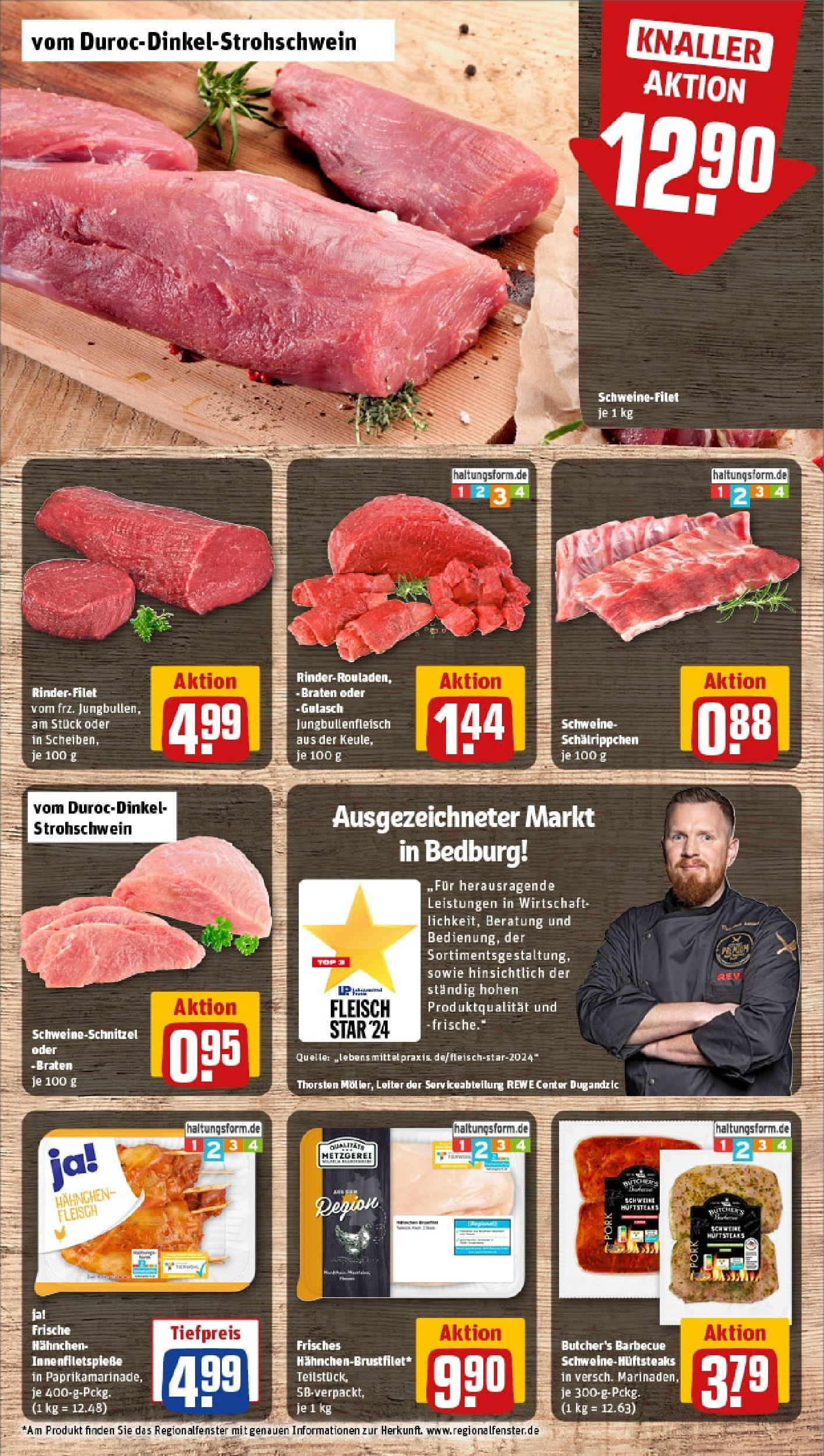 Rewe - Rewe: Wochenangebote (ab 27.04.2025) zum Blättern » Angebote | Seite: 8 | Produkte: Hahnchen, Rinderfilet, Gulasch, Fleisch Rewe - Rewe: Wochenangebote (ab 27.04.2025) zum Blättern » Angebote | Seite: 8 | Produkte: Hahnchen, Rinderfilet, Gulasch, Fleisch