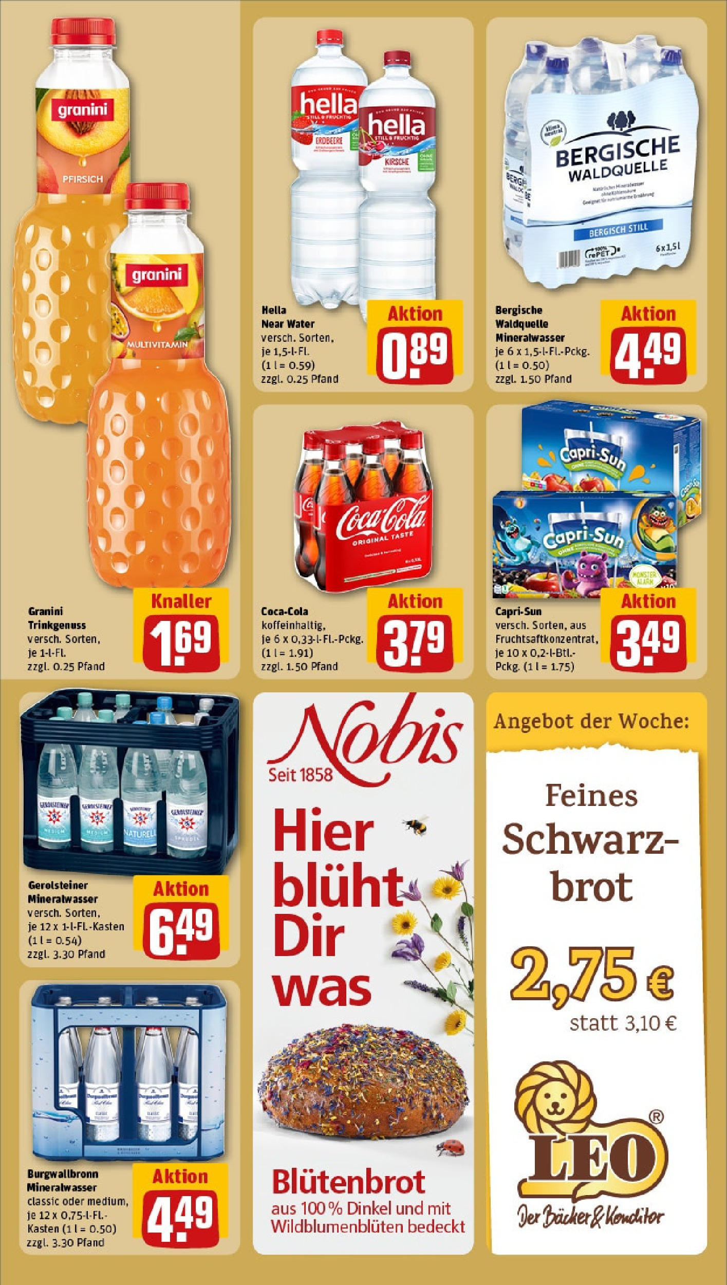 Rewe - Rewe: Wochenangebote (ab 27.04.2025) zum Blättern » Angebote | Seite: 18 | Produkte: Pfirsich, Granini, Brot, Gerolsteiner Rewe - Rewe: Wochenangebote (ab 27.04.2025) zum Blättern » Angebote | Seite: 18 | Produkte: Pfirsich, Granini, Brot, Gerolsteiner