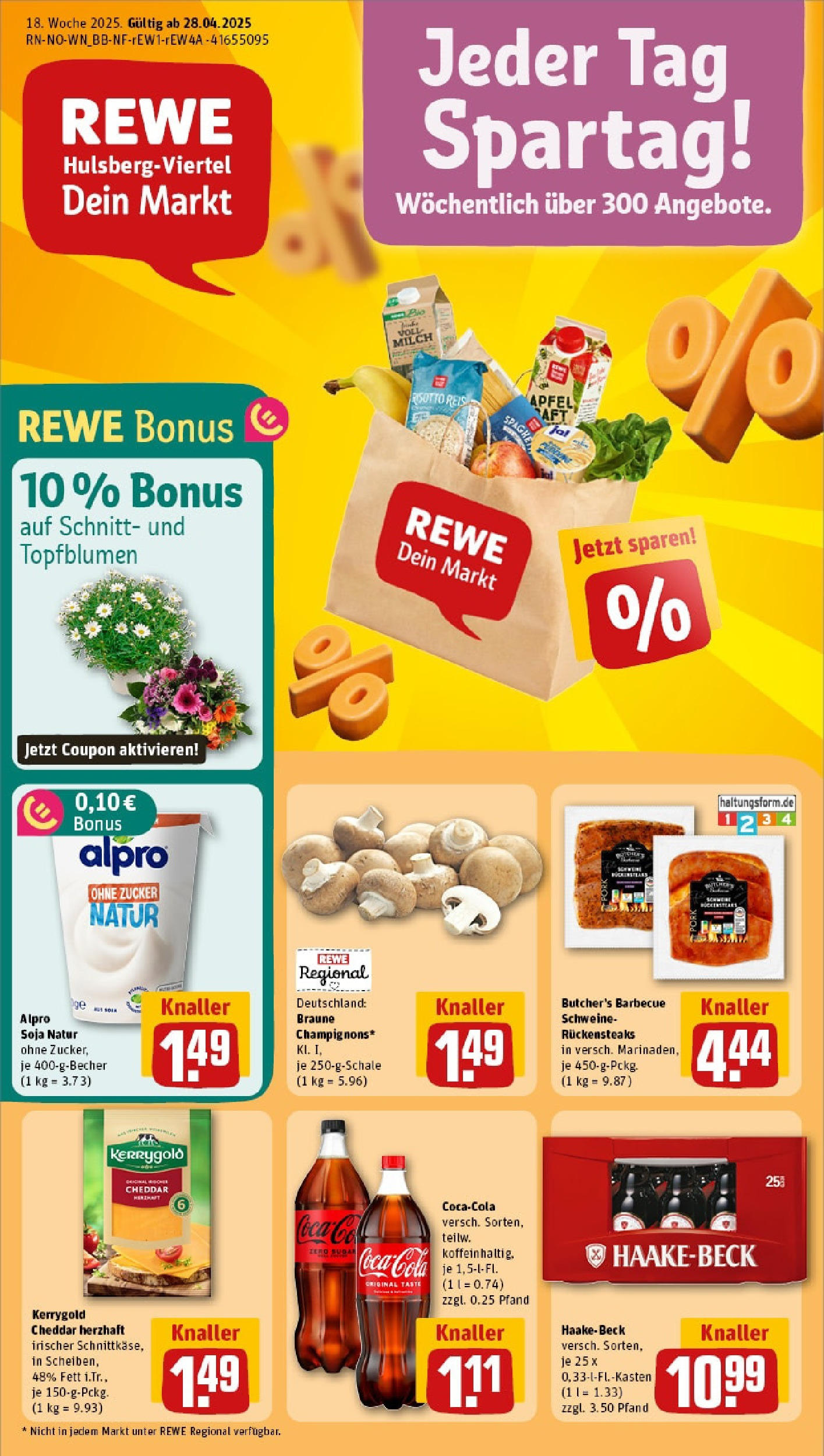 Rewe - Rewe: Wochenangebote (ab 27.04.2025) zum Blättern » Angebote | Seite: 1 | Produkte: Coca cola, Cola, Milch, Zucker Rewe - Rewe: Wochenangebote (ab 27.04.2025) zum Blättern » Angebote | Seite: 1 | Produkte: Coca cola, Cola, Milch, Zucker