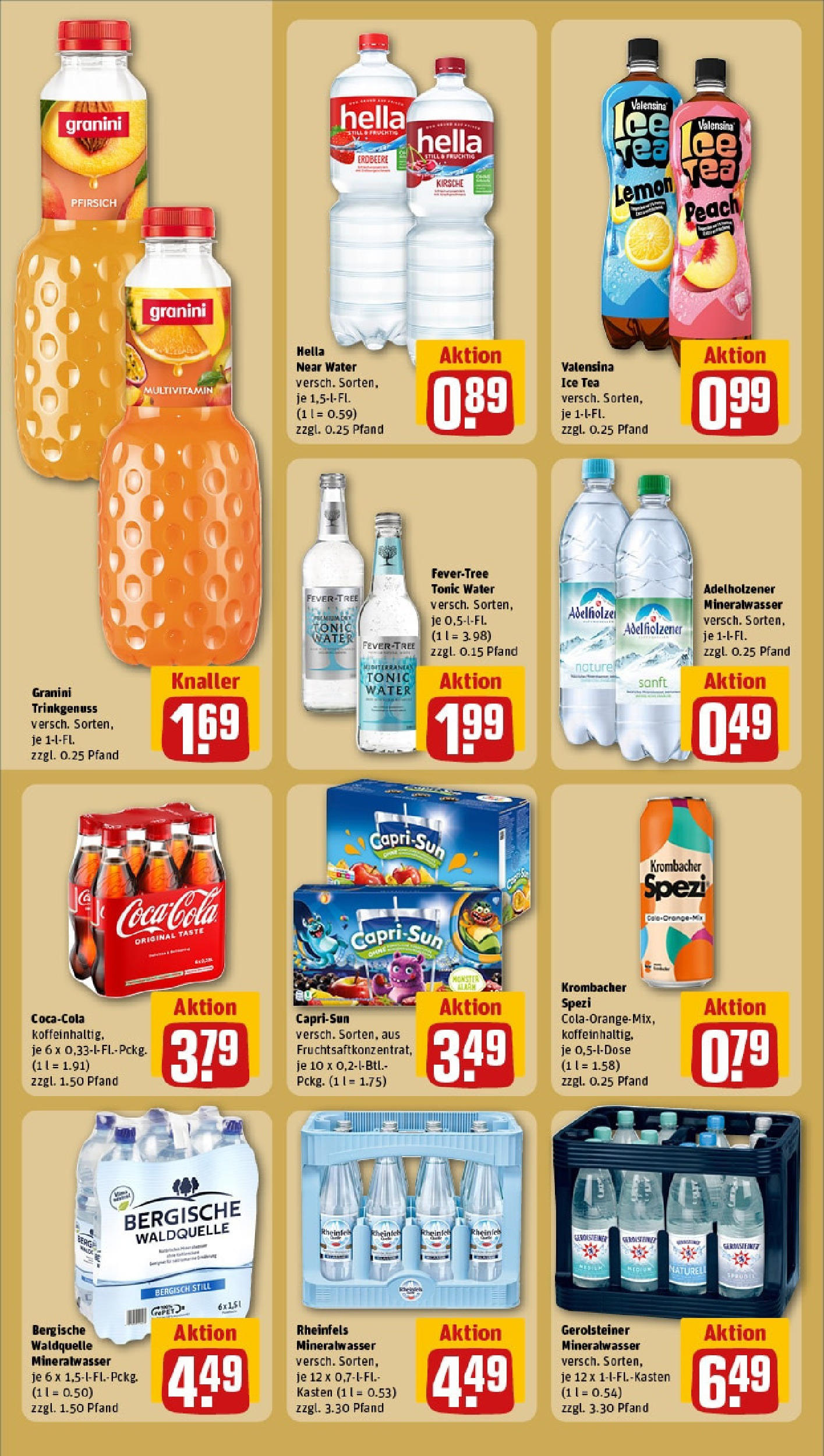 Rewe - Rewe: Wochenangebote (ab 27.04.2025) zum Blättern » Angebote | Seite: 20 | Produkte: Adelholzener, Granini, Krombacher, Gerolsteiner Rewe - Rewe: Wochenangebote (ab 27.04.2025) zum Blättern » Angebote | Seite: 20 | Produkte: Adelholzener, Granini, Krombacher, Gerolsteiner