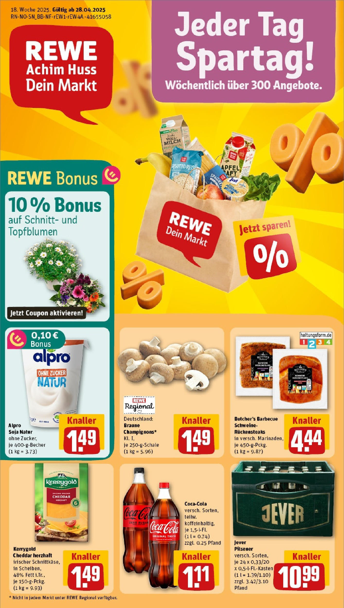 Rewe - Rewe: Wochenangebote (ab 27.04.2025) zum Blättern » Angebote | Seite: 1 | Produkte: Milch, Alpro, Zucker, Reis Rewe - Rewe: Wochenangebote (ab 27.04.2025) zum Blättern » Angebote | Seite: 1 | Produkte: Milch, Alpro, Zucker, Reis