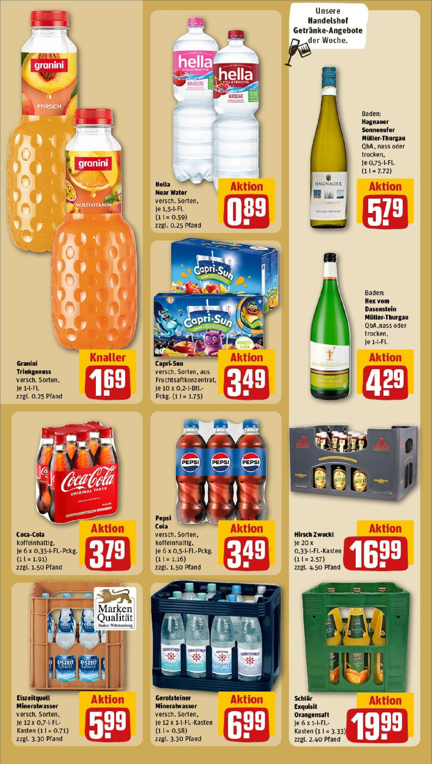 Rewe - Rewe: Wochenangebote (ab 27.04.2025) zum Blättern » Angebote | Seite: 18 | Produkte: Cola, Monster, Hella, Himbeere