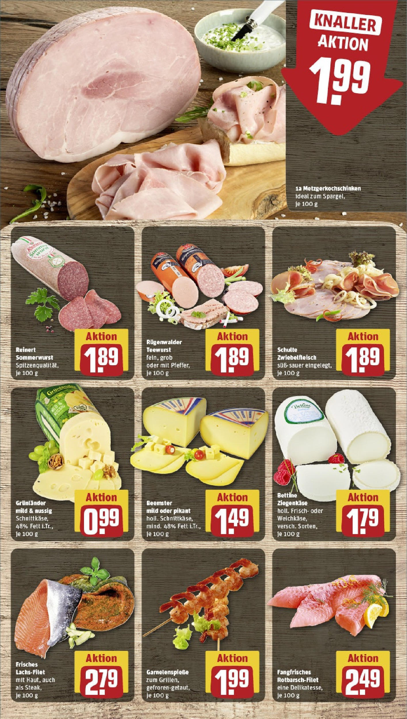 Rewe - Rewe: Wochenangebote (ab 27.04.2025) zum Blättern » Angebote | Seite: 9 | Produkte: Ziegenkäse, Grunlander Rewe - Rewe: Wochenangebote (ab 27.04.2025) zum Blättern » Angebote | Seite: 9 | Produkte: Ziegenkäse, Grunlander