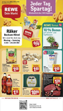 Rewe - Rewe: Wochenangebote - gültig ab dem 27.04.2025 | Seite: 32 | Produkte: Hahnchenschenkel, Spargel, Schnitzel, Mineralwasser