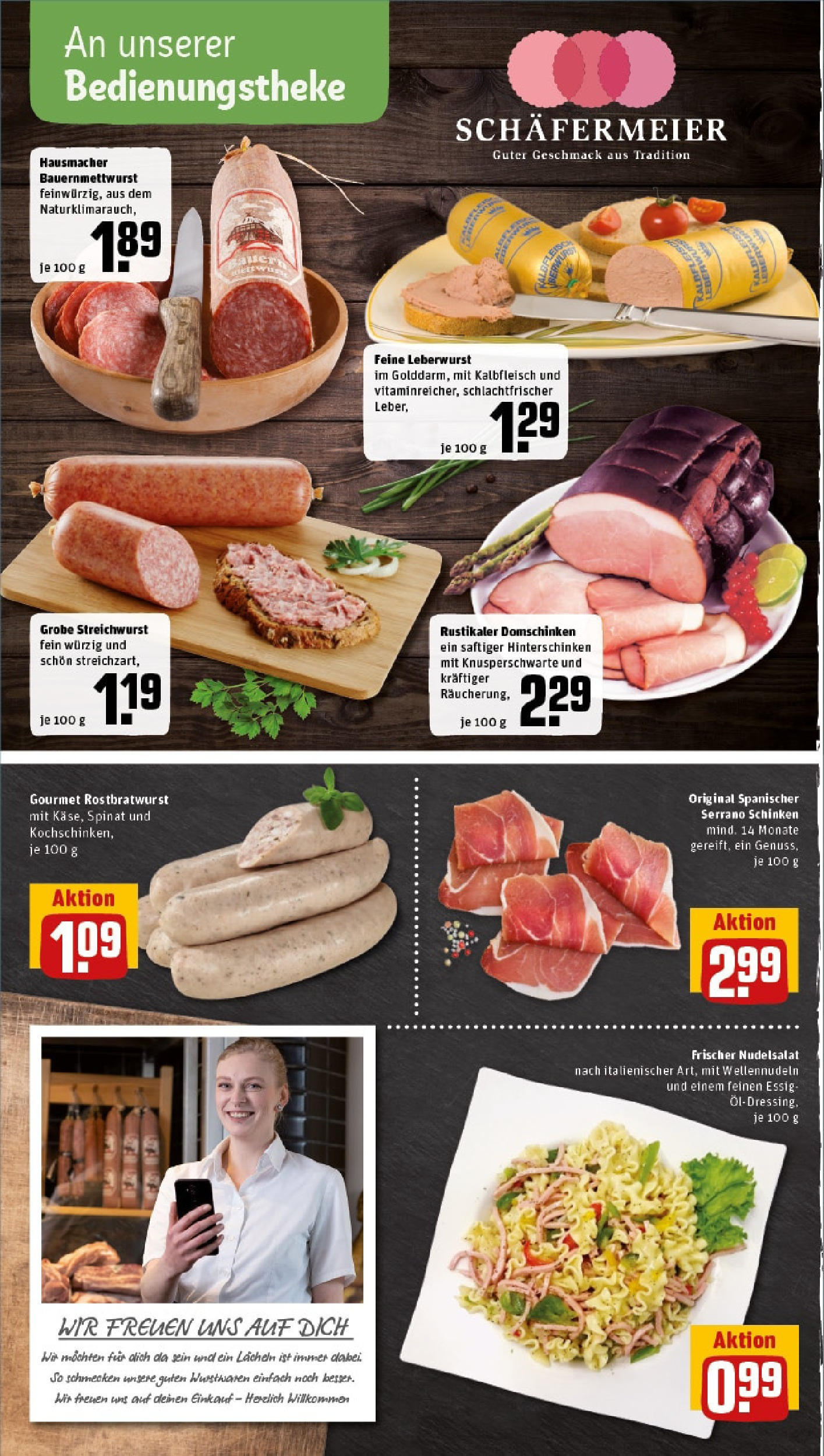 Rewe - Rewe: Wochenangebote (ab 27.04.2025) zum Blättern » Angebote | Seite: 8 | Produkte: Essig, Serrano schinken, Schinken Rewe - Rewe: Wochenangebote (ab 27.04.2025) zum Blättern » Angebote | Seite: 8 | Produkte: Essig, Serrano schinken, Schinken