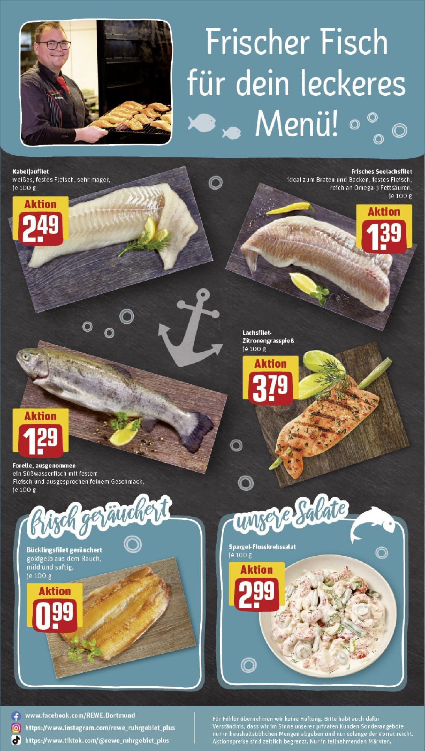 Rewe - Rewe: Wochenangebote (ab 27.04.2025) zum Blättern » Angebote | Seite: 32 | Produkte: Spargel, Fisch, Fleisch Rewe - Rewe: Wochenangebote (ab 27.04.2025) zum Blättern » Angebote | Seite: 32 | Produkte: Spargel, Fisch, Fleisch