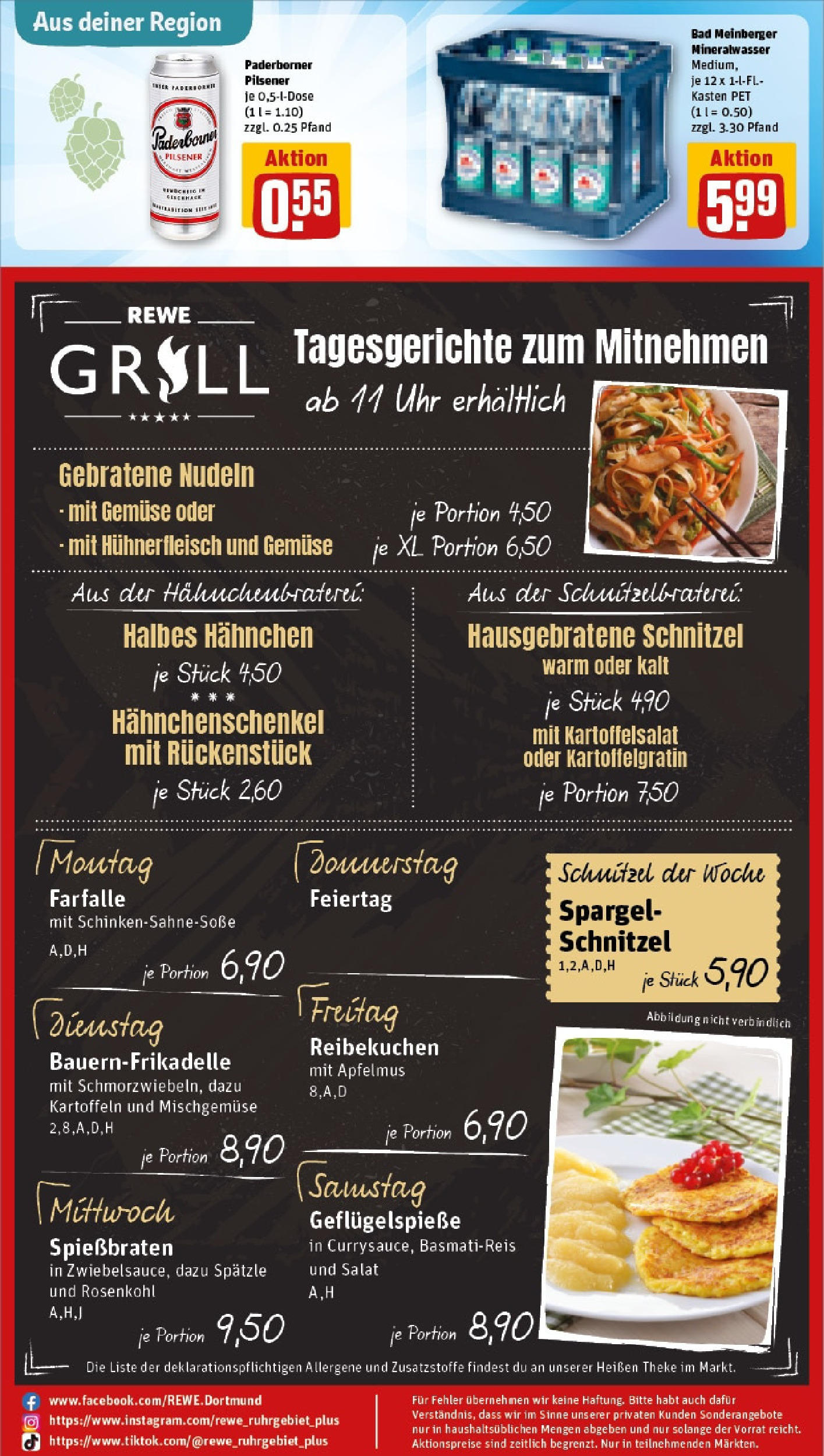 Rewe - Rewe: Wochenangebote (ab 27.04.2025) zum Blättern » Angebote | Seite: 32 | Produkte: Hahnchen, Gemüse, Pasta, Salat Rewe - Rewe: Wochenangebote (ab 27.04.2025) zum Blättern » Angebote | Seite: 32 | Produkte: Hahnchen, Gemüse, Pasta, Salat