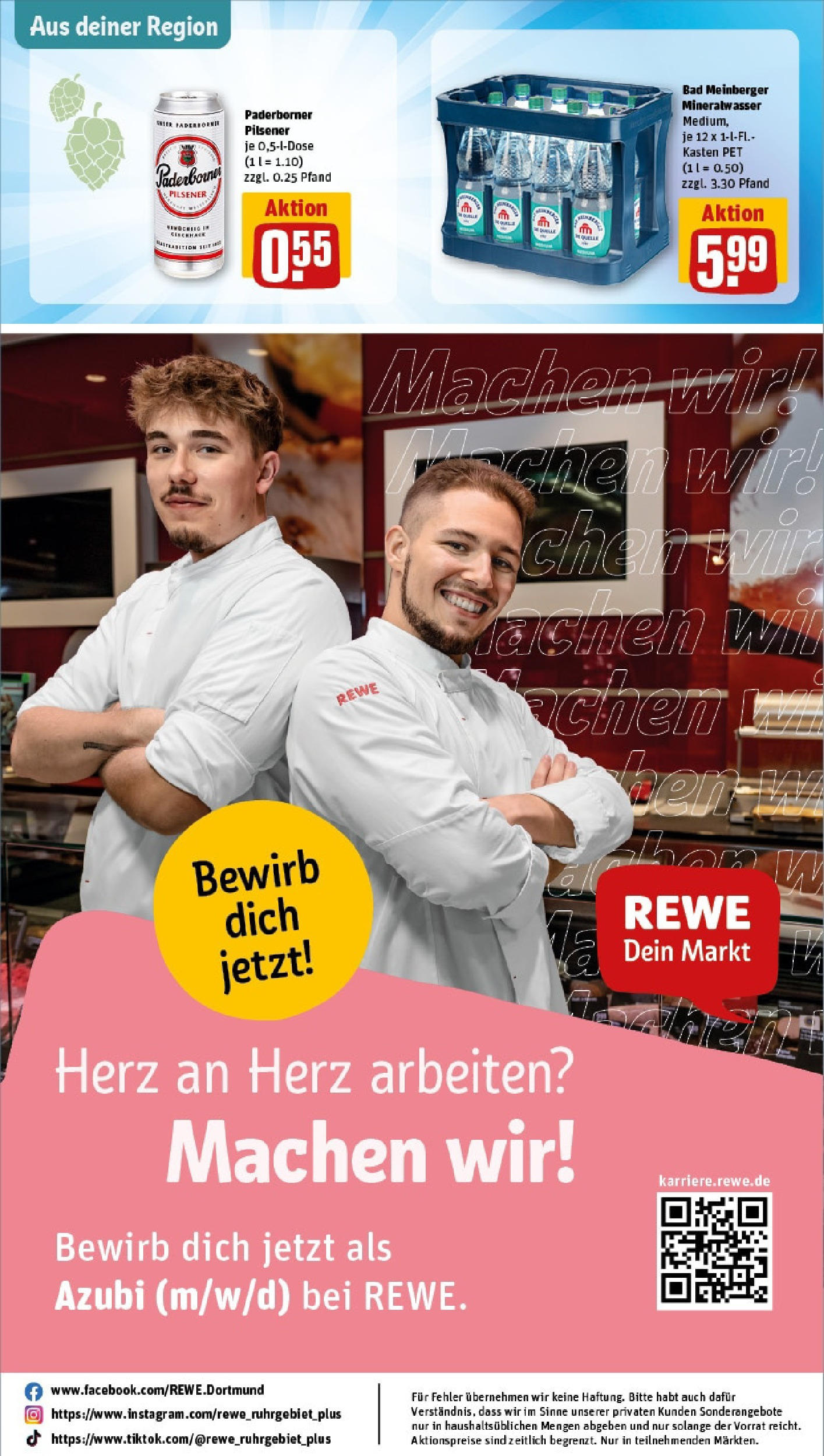 Rewe - Rewe: Wochenangebote (ab 27.04.2025) zum Blättern » Angebote | Seite: 32 | Produkte: Bad, Mineralwasser Rewe - Rewe: Wochenangebote (ab 27.04.2025) zum Blättern » Angebote | Seite: 32 | Produkte: Bad, Mineralwasser