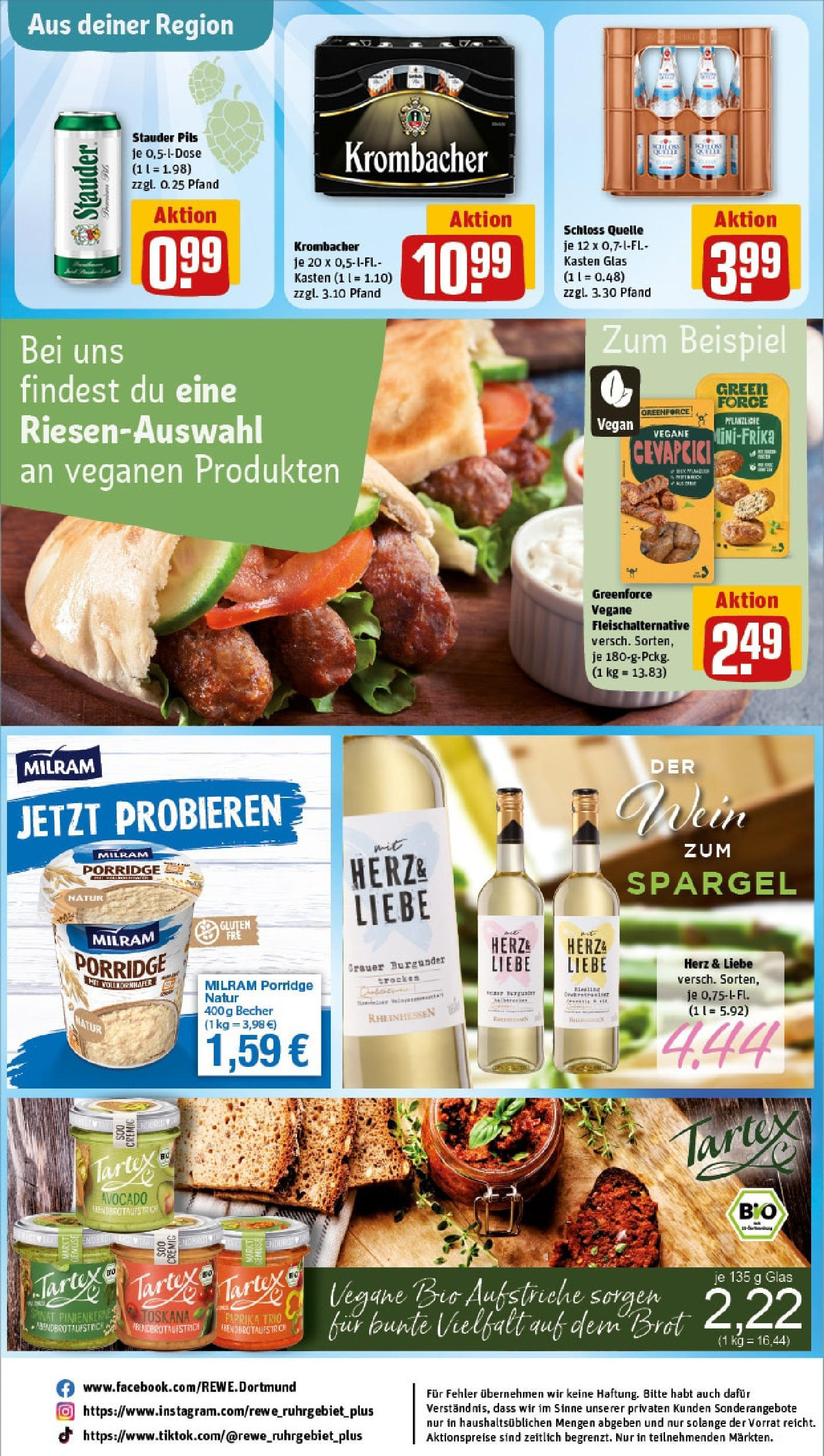Rewe - Rewe: Wochenangebote (ab 27.04.2025) zum Blättern » Angebote | Seite: 32 | Produkte: Paprika, Rock, Krombacher, Wein