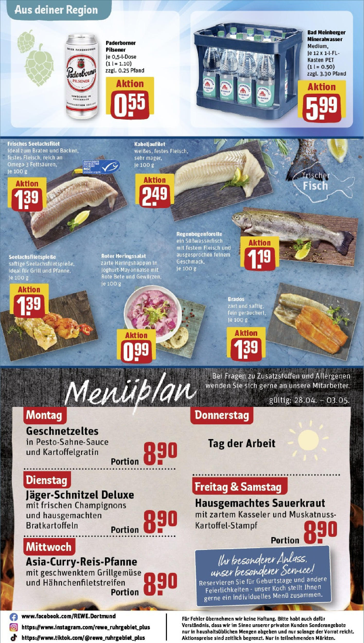 Rewe - Rewe: Wochenangebote (ab 27.04.2025) zum Blättern » Angebote | Seite: 32 | Produkte: Bad, Schnitzel, Mineralwasser, Champignons Rewe - Rewe: Wochenangebote (ab 27.04.2025) zum Blättern » Angebote | Seite: 32 | Produkte: Bad, Schnitzel, Mineralwasser, Champignons