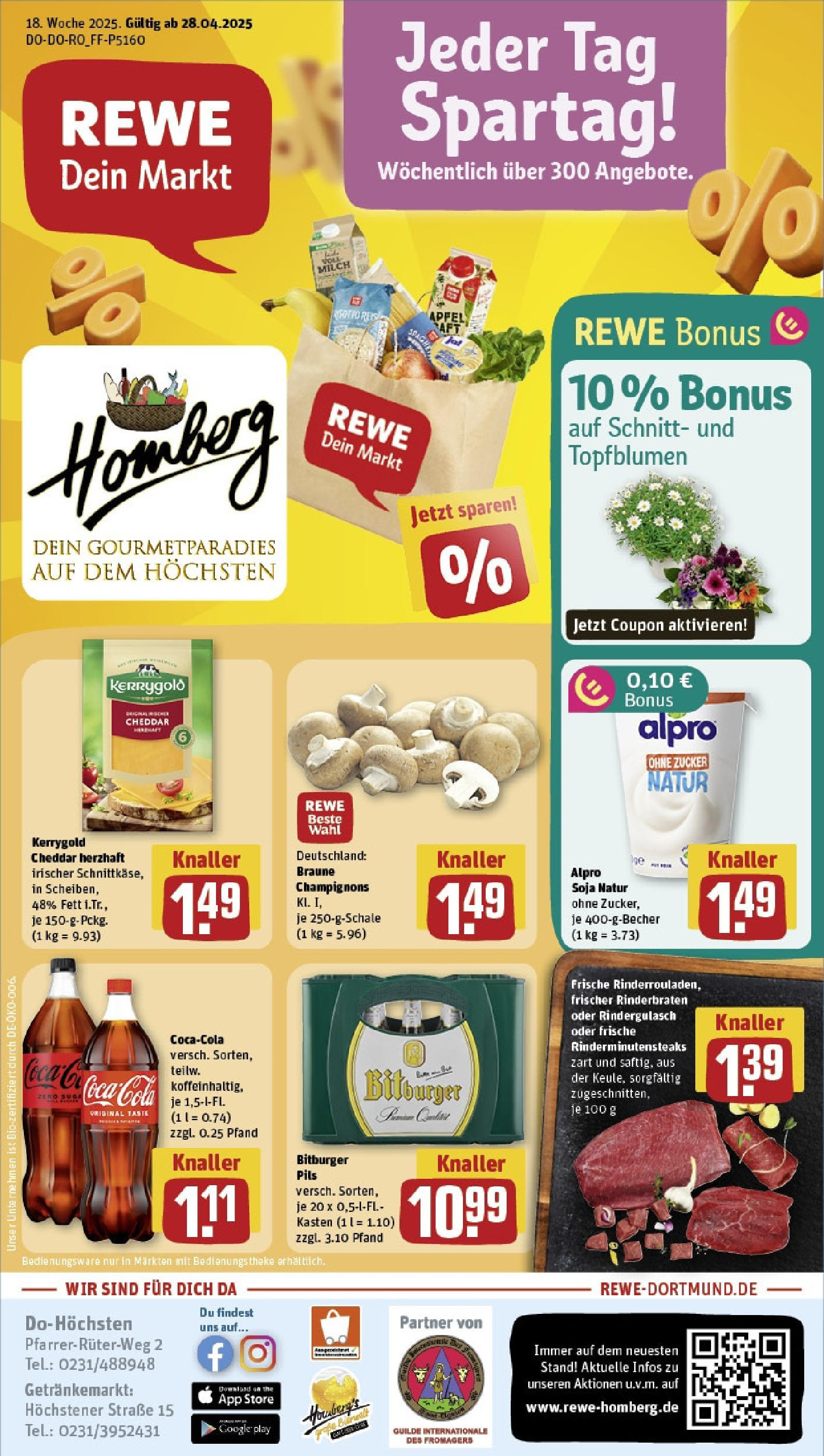 Rewe - Rewe: Wochenangebote (ab 27.04.2025) zum Blättern » Angebote | Seite: 2 | Produkte: Rindergulasch, Milch, Theke, Alpro Rewe - Rewe: Wochenangebote (ab 27.04.2025) zum Blättern » Angebote | Seite: 2 | Produkte: Rindergulasch, Milch, Theke, Alpro