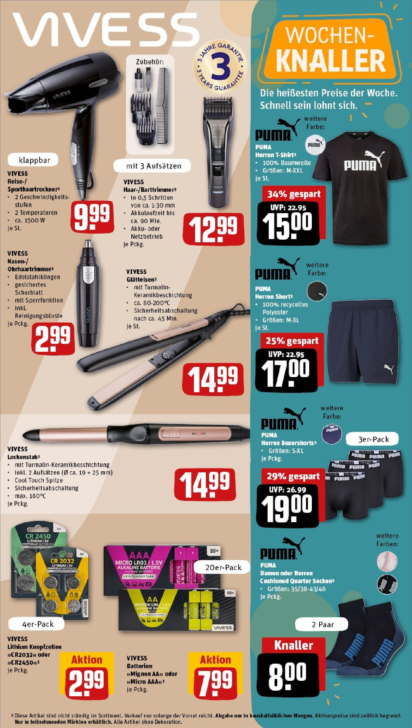 Rewe - Rewe: Wochenangebote (ab 27.04.2025) zum Blättern » Angebote | Seite: 33 | Produkte: T-Shirt, Batterien, Batterie, Boxer Rewe - Rewe: Wochenangebote (ab 27.04.2025) zum Blättern » Angebote | Seite: 33 | Produkte: T-Shirt, Batterien, Batterie, Boxer