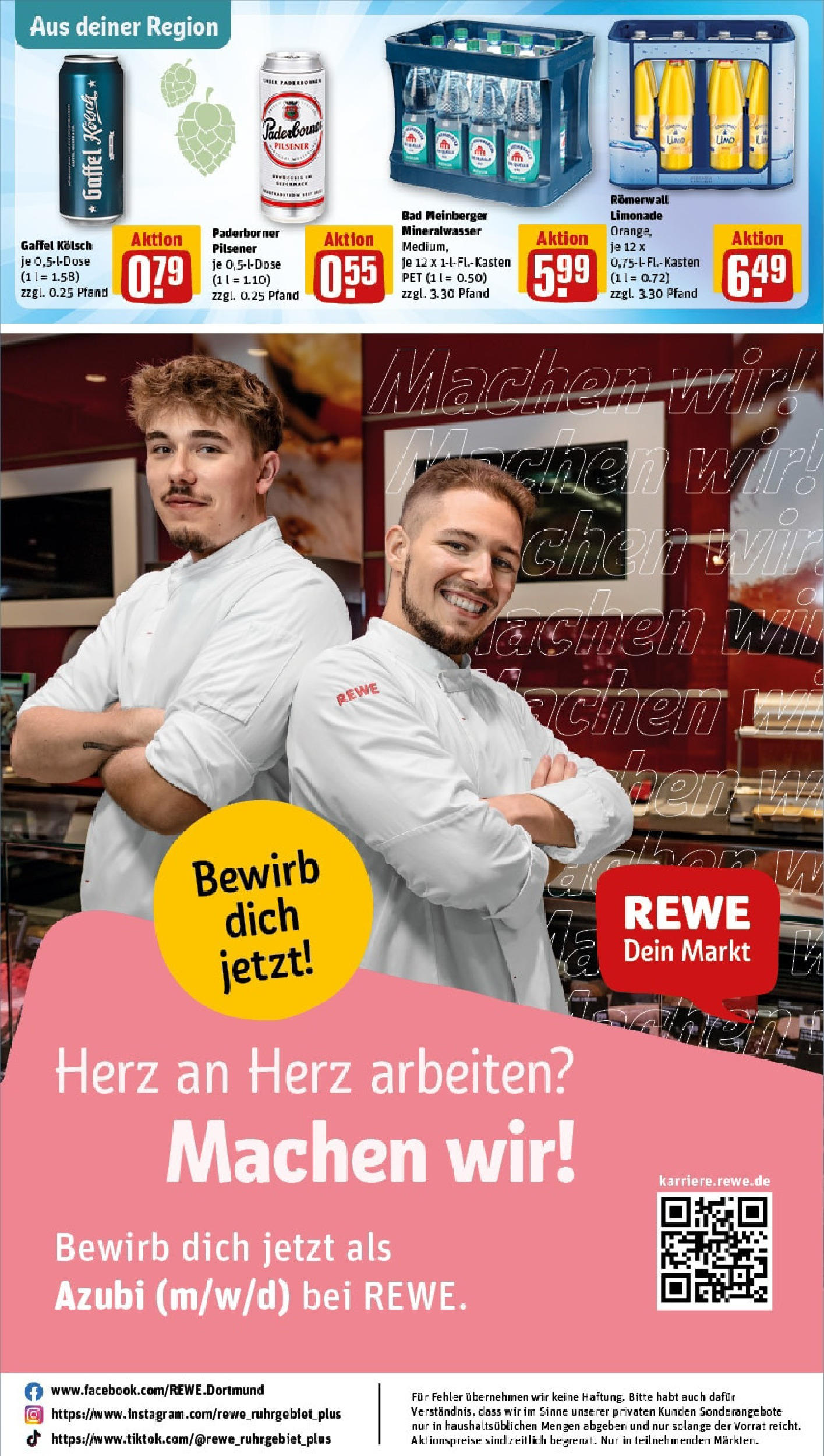 Rewe - Rewe: Wochenangebote (ab 27.04.2025) zum Blättern » Angebote | Seite: 38 | Produkte: Bad, Limonade, Mineralwasser Rewe - Rewe: Wochenangebote (ab 27.04.2025) zum Blättern » Angebote | Seite: 38 | Produkte: Bad, Limonade, Mineralwasser