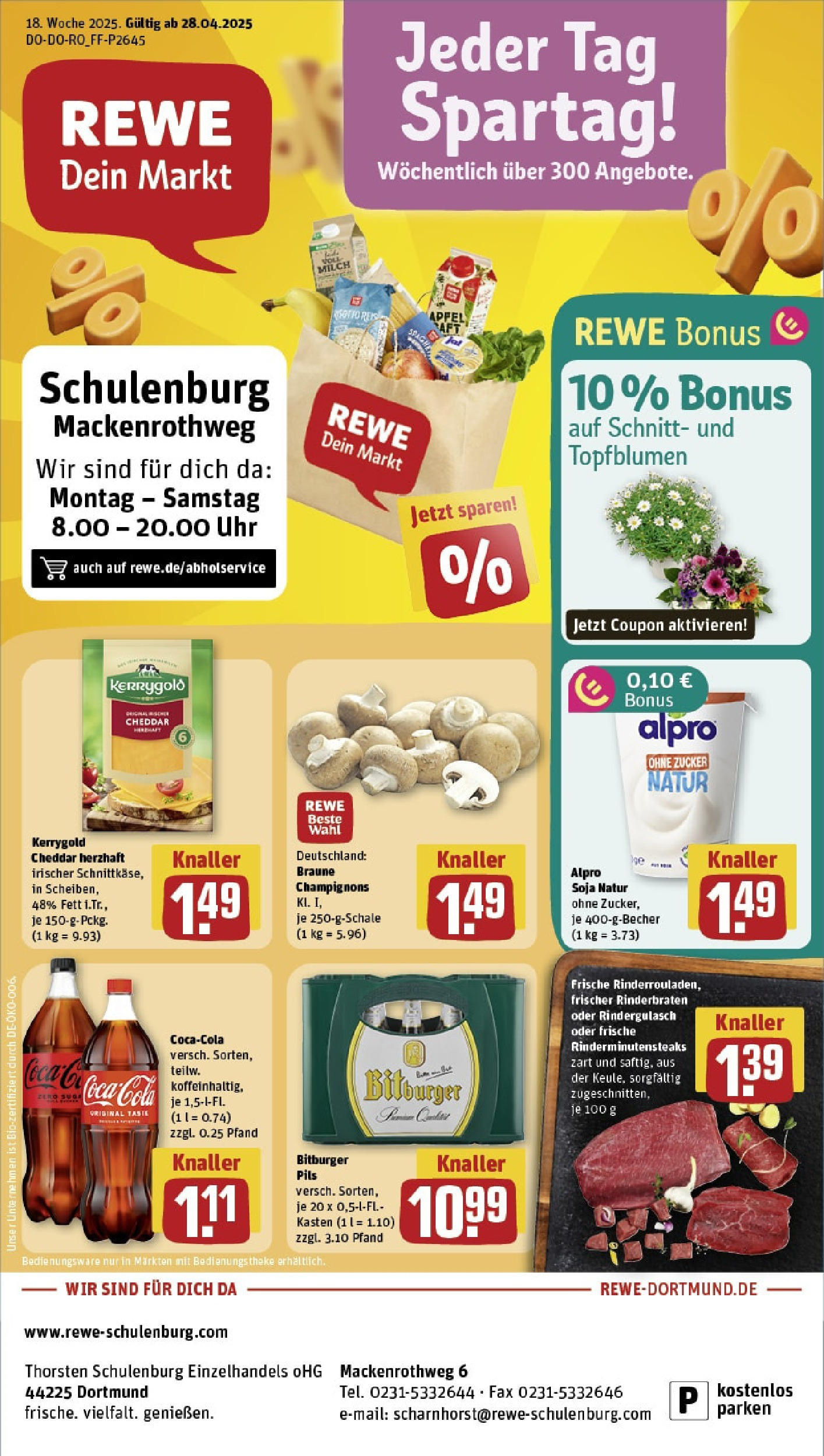 Rewe - Rewe: Wochenangebote (ab 27.04.2025) zum Blättern » Angebote | Seite: 1 | Produkte: Bitburger, Coca cola, Theke, Uhr Rewe - Rewe: Wochenangebote (ab 27.04.2025) zum Blättern » Angebote | Seite: 1 | Produkte: Bitburger, Coca cola, Theke, Uhr