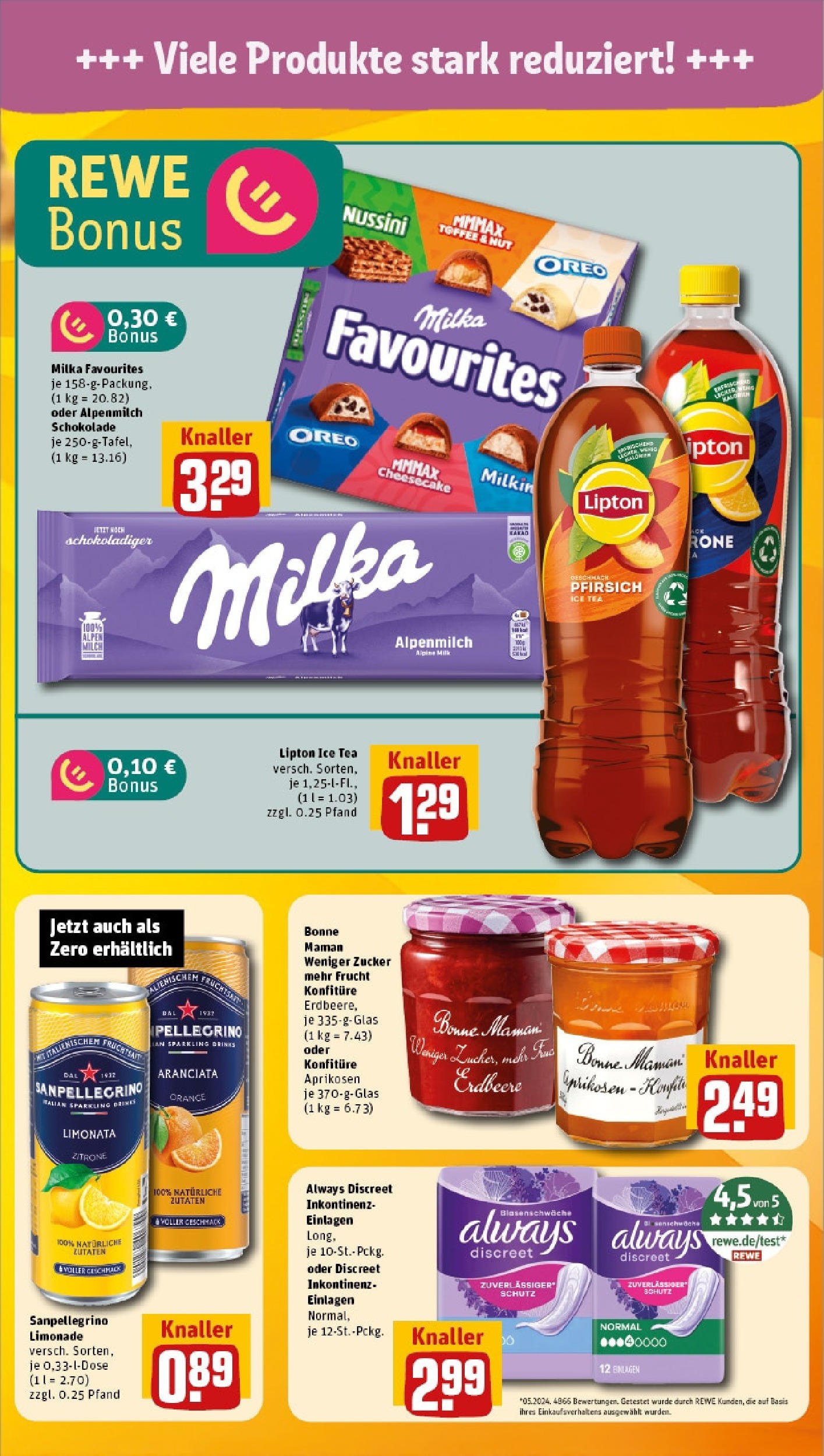 Rewe - Rewe: Wochenangebote (ab 27.04.2025) zum Blättern » Angebote | Seite: 17 | Produkte: Milch, Zitrone, Pfirsich, Fruchtsaft Rewe - Rewe: Wochenangebote (ab 27.04.2025) zum Blättern » Angebote | Seite: 17 | Produkte: Milch, Zitrone, Pfirsich, Fruchtsaft