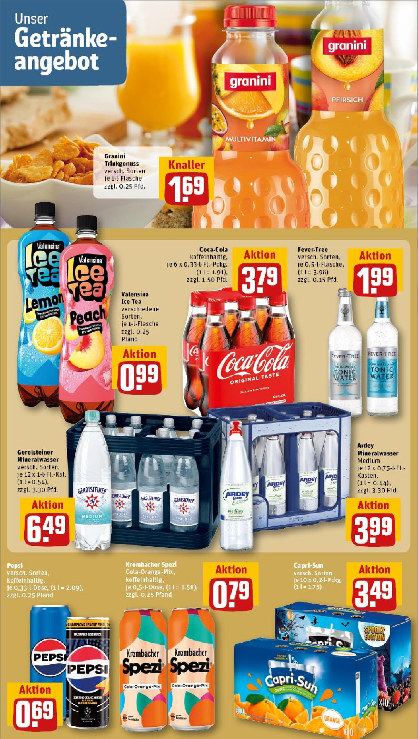 Rewe - Rewe: Wochenangebote (ab 27.04.2025) zum Blättern » Angebote | Seite: 20 | Produkte: Cola, Granini, Krombacher, Gerolsteiner Rewe - Rewe: Wochenangebote (ab 27.04.2025) zum Blättern » Angebote | Seite: 20 | Produkte: Cola, Granini, Krombacher, Gerolsteiner