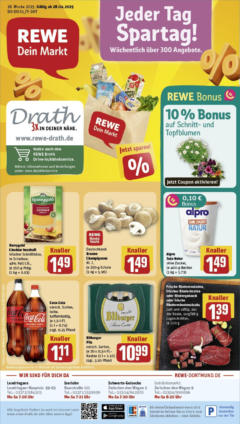Rewe - Rewe: Wochenangebote - gültig ab dem 27.04.2025 | Seite: 1 | Produkte: Bitburger, Milch, Pils, Champignons