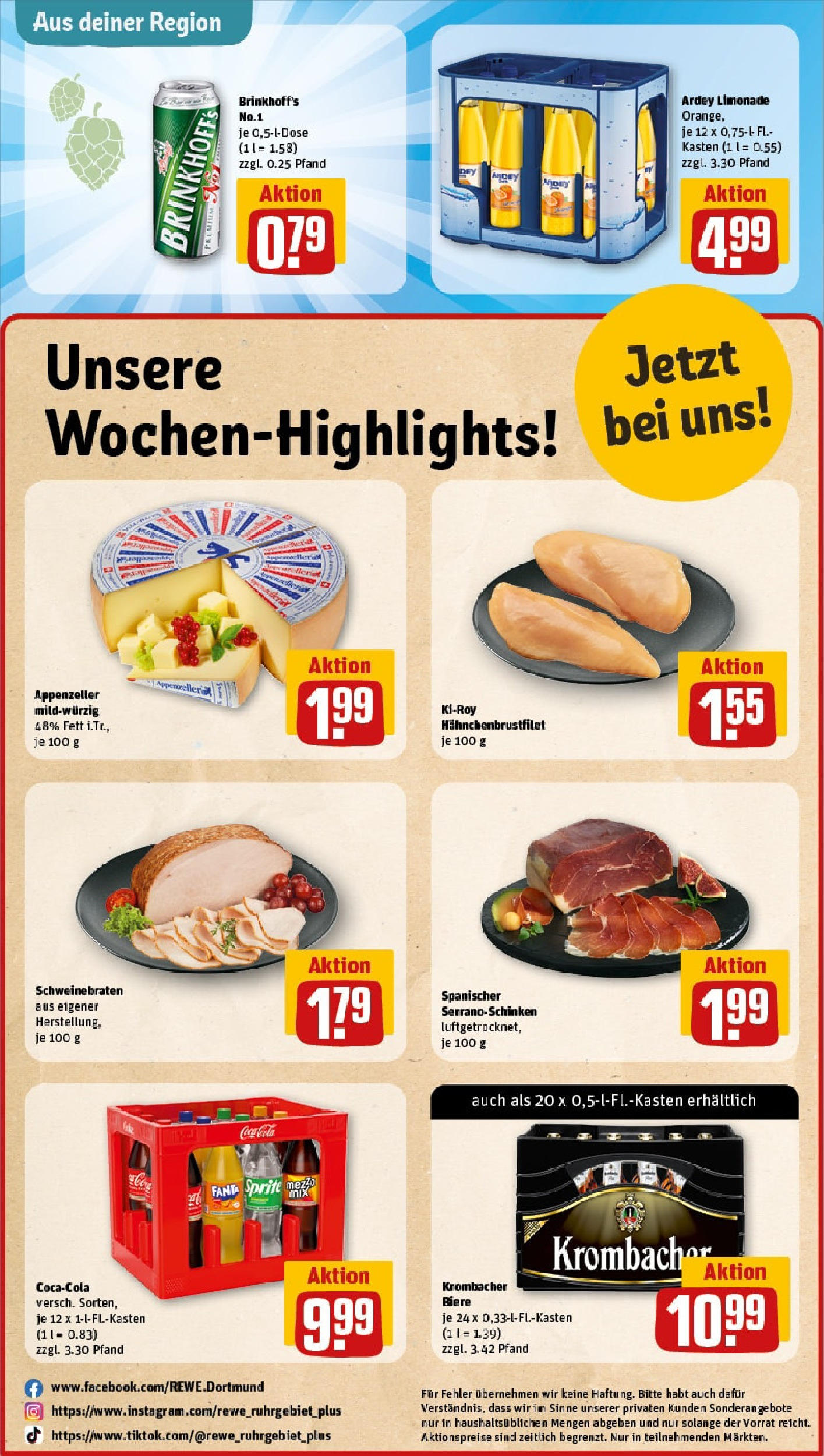 Rewe - Rewe: Wochenangebote (ab 27.04.2025) zum Blättern » Angebote | Seite: 32 | Produkte: Fanta, Sprite, Limonade, Krombacher Rewe - Rewe: Wochenangebote (ab 27.04.2025) zum Blättern » Angebote | Seite: 32 | Produkte: Fanta, Sprite, Limonade, Krombacher
