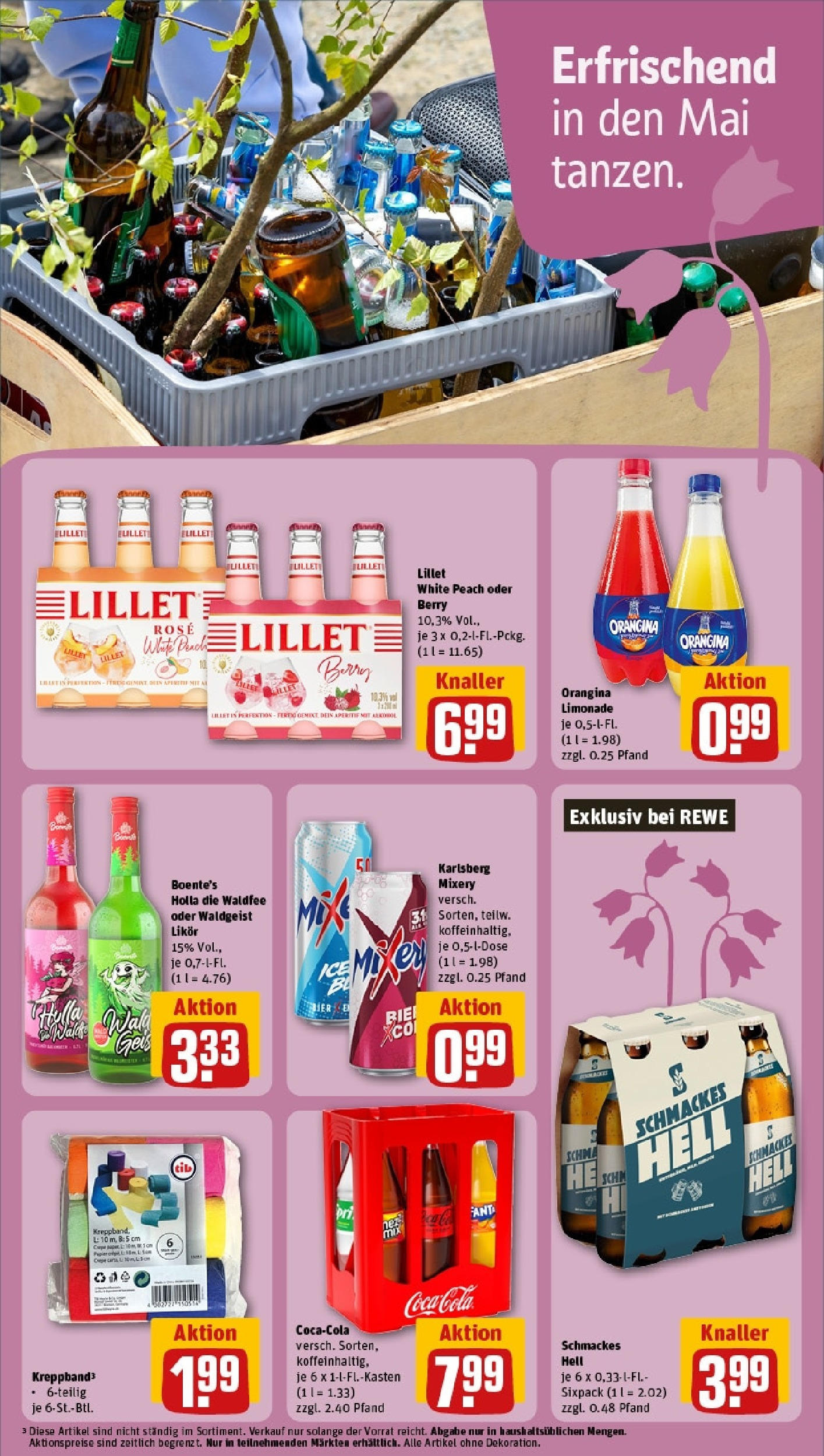 Rewe - Rewe: Wochenangebote (ab 27.04.2025) zum Blättern » Angebote | Seite: 19 | Produkte: Cola, Limonade, Lillet, Mixery Rewe - Rewe: Wochenangebote (ab 27.04.2025) zum Blättern » Angebote | Seite: 19 | Produkte: Cola, Limonade, Lillet, Mixery