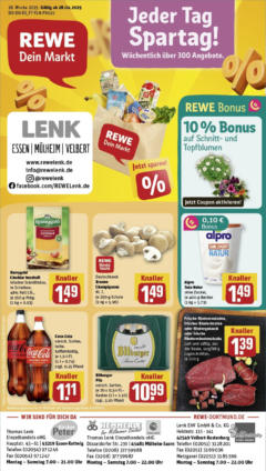 Rewe - Rewe: Wochenangebote - gültig ab dem 27.04.2025 | Seite: 32 | Produkte: Cevapcici, Rock, Krombacher, Wein