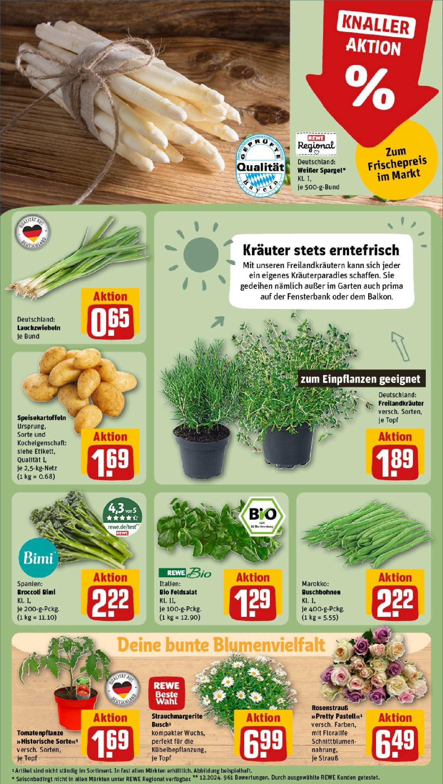 Rewe - Rewe: Wochenangebote (ab 27.04.2025) zum Blättern » Angebote | Seite: 7
