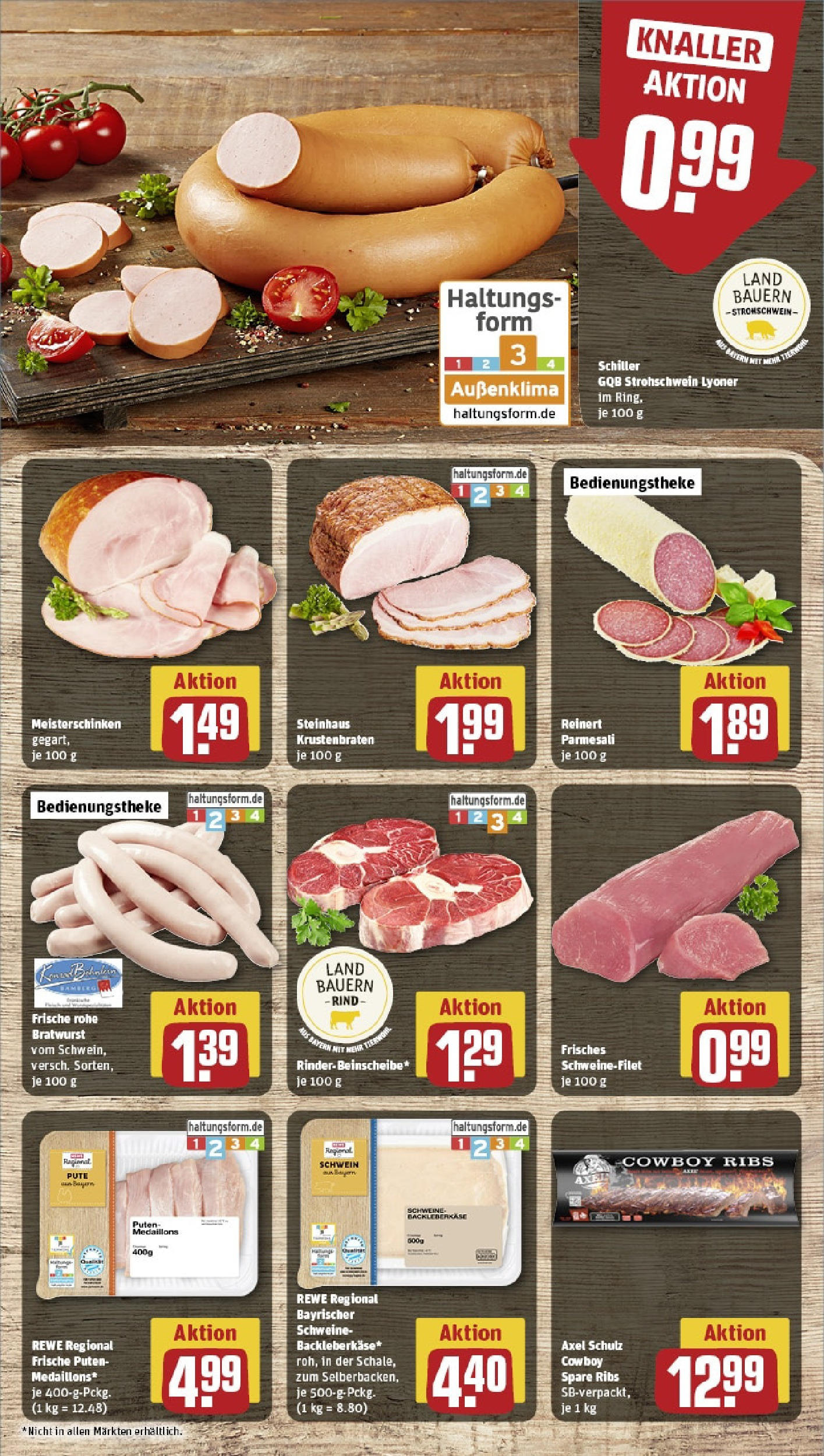 Rewe - Rewe: Wochenangebote (ab 27.04.2025) zum Blättern » Angebote | Seite: 8 | Produkte: Pute, Bratwurst, Spare ribs, Schweinefilet