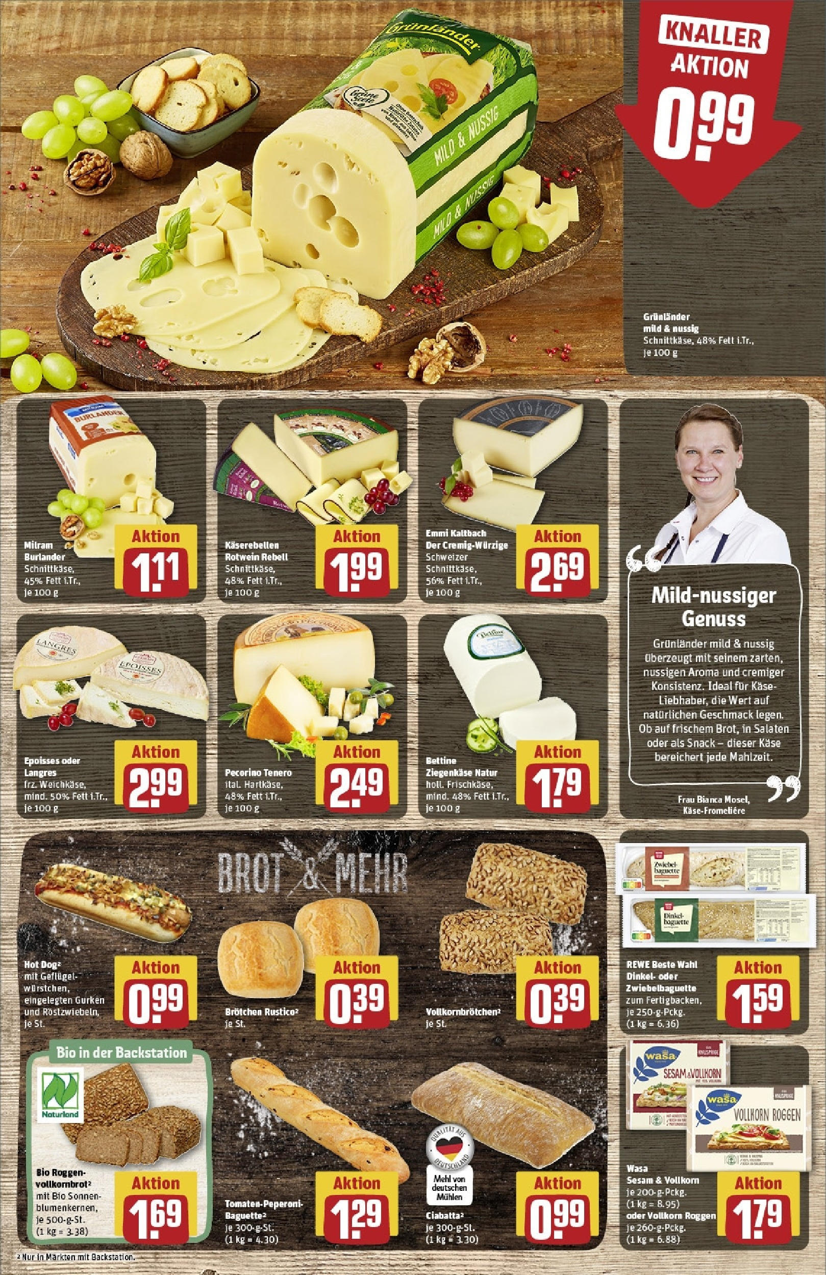 Rewe - Rewe: Wochenangebote (ab 27.04.2025) zum Blättern » Angebote | Seite: 11 | Produkte: Rotwein, Baguette, Milram, Brot