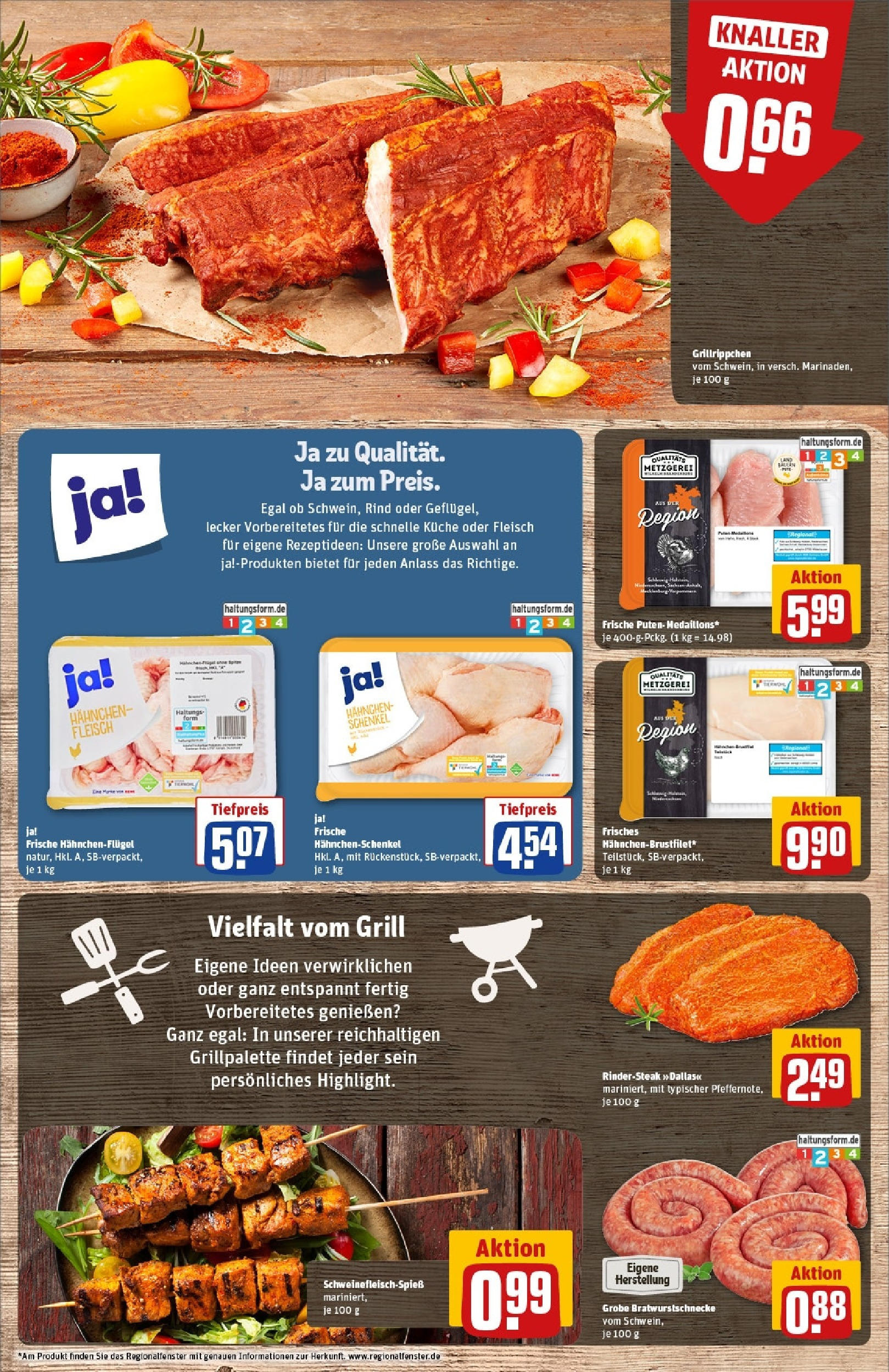 Rewe - Rewe: Wochenangebote (ab 27.04.2025) zum Blättern » Angebote | Seite: 8 | Produkte: Grill, Hahnchen, Küche, Fleisch Rewe - Rewe: Wochenangebote (ab 27.04.2025) zum Blättern » Angebote | Seite: 8 | Produkte: Grill, Hahnchen, Küche, Fleisch