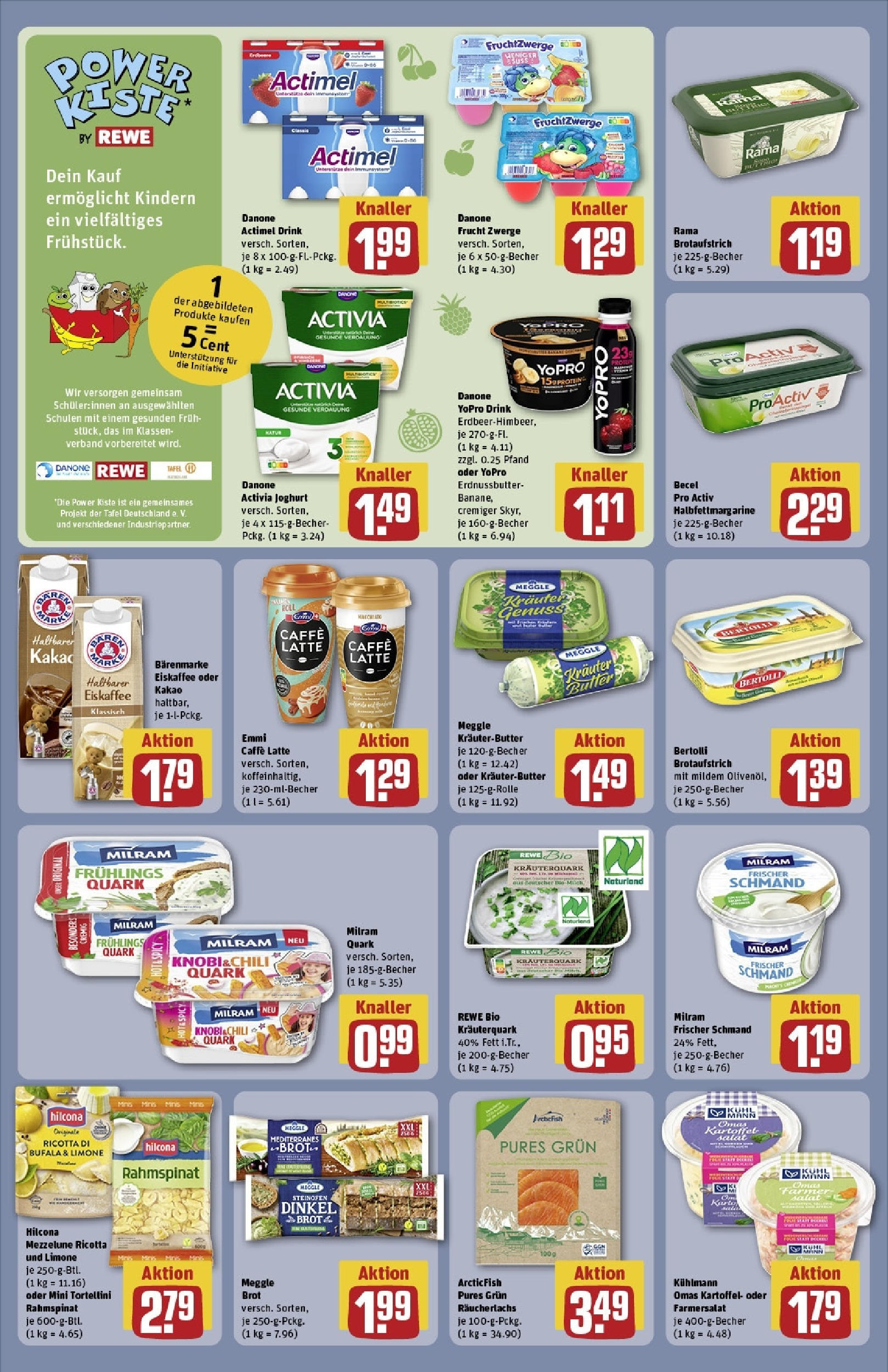 Rewe - Rewe: Wochenangebote (ab 27.04.2025) zum Blättern » Angebote | Seite: 20 | Produkte: Rama, Quark, Joghurt, Brot Rewe - Rewe: Wochenangebote (ab 27.04.2025) zum Blättern » Angebote | Seite: 20 | Produkte: Rama, Quark, Joghurt, Brot