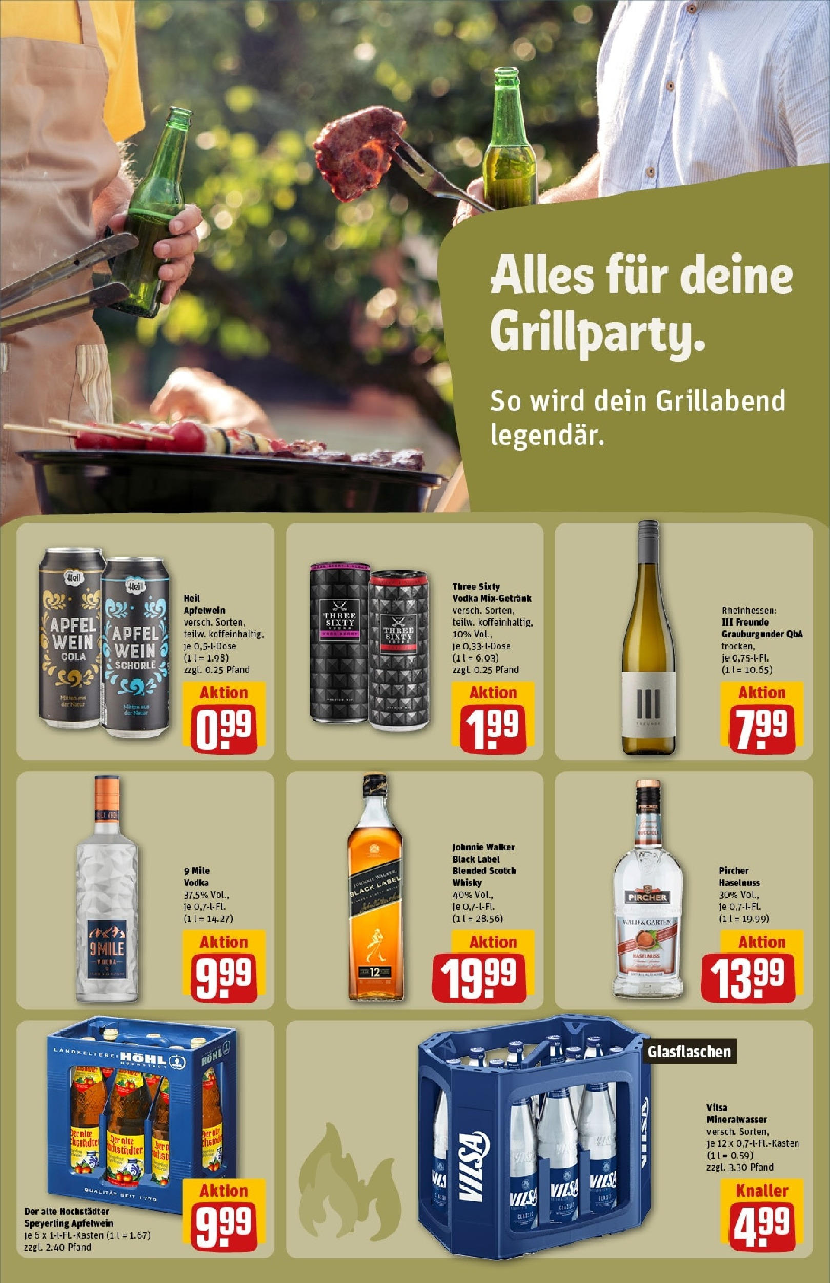 Rewe - Rewe: Wochenangebote (ab 27.04.2025) zum Blättern » Angebote | Seite: 25 | Produkte: Äpfel, Mineralwasser, Apple, Wein