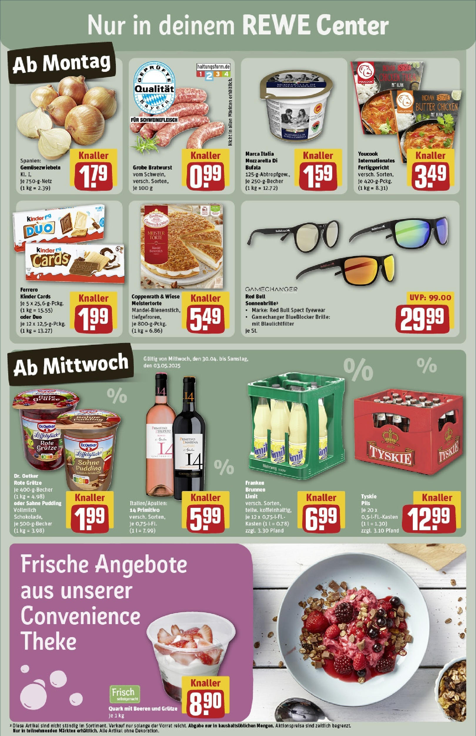 Rewe - Rewe: Wochenangebote (ab 27.04.2025) zum Blättern » Angebote | Seite: 3 | Produkte: Quark, Butter, Theke, Sahne Rewe - Rewe: Wochenangebote (ab 27.04.2025) zum Blättern » Angebote | Seite: 3 | Produkte: Quark, Butter, Theke, Sahne