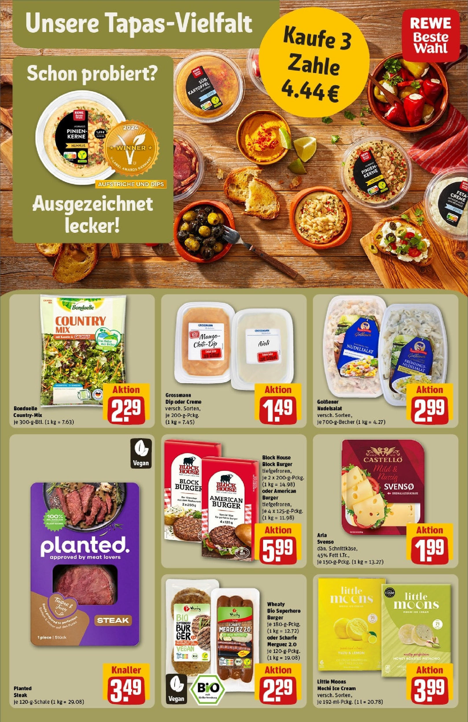 Rewe - Rewe: Wochenangebote (ab 27.04.2025) zum Blättern » Angebote | Seite: 24 | Produkte: Feta, Burger, Mango, Steak Rewe - Rewe: Wochenangebote (ab 27.04.2025) zum Blättern » Angebote | Seite: 24 | Produkte: Feta, Burger, Mango, Steak