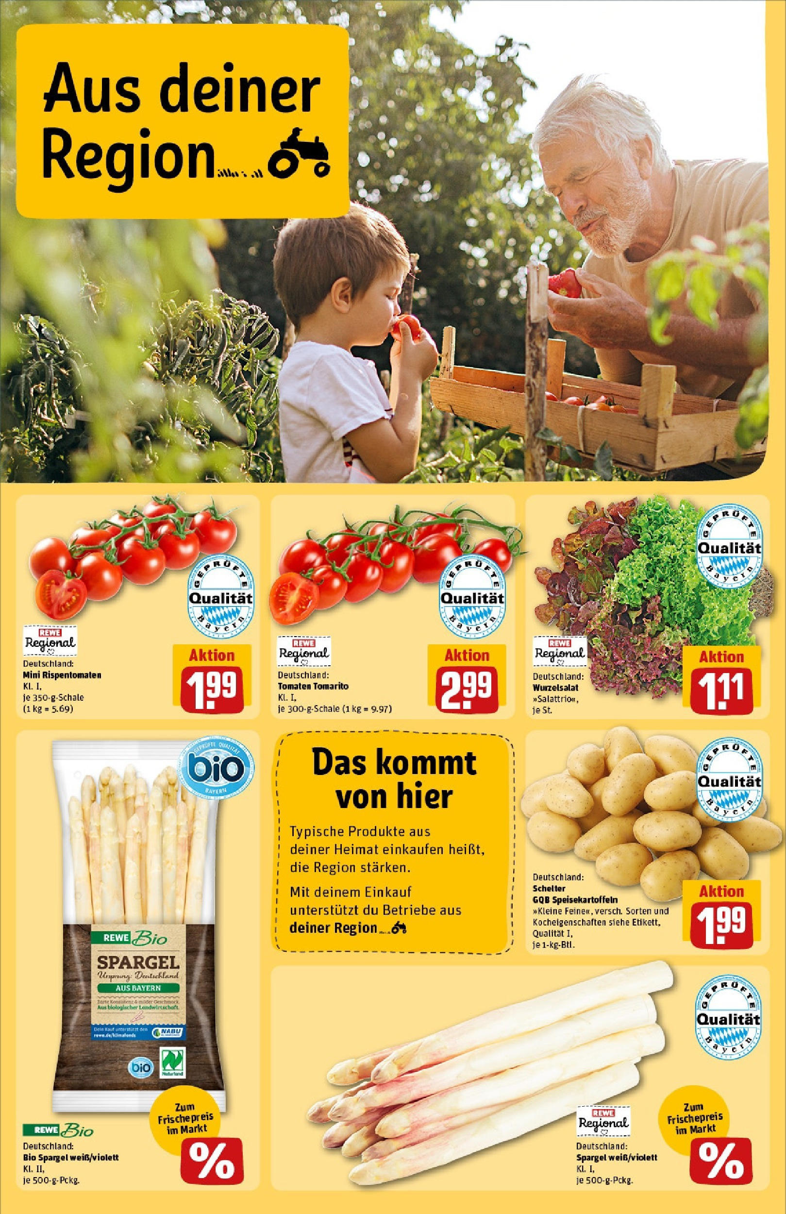 Rewe - Rewe: Wochenangebote (ab 27.04.2025) zum Blättern » Angebote | Seite: 26 | Produkte: Tomaten, Spargel Rewe - Rewe: Wochenangebote (ab 27.04.2025) zum Blättern » Angebote | Seite: 26 | Produkte: Tomaten, Spargel