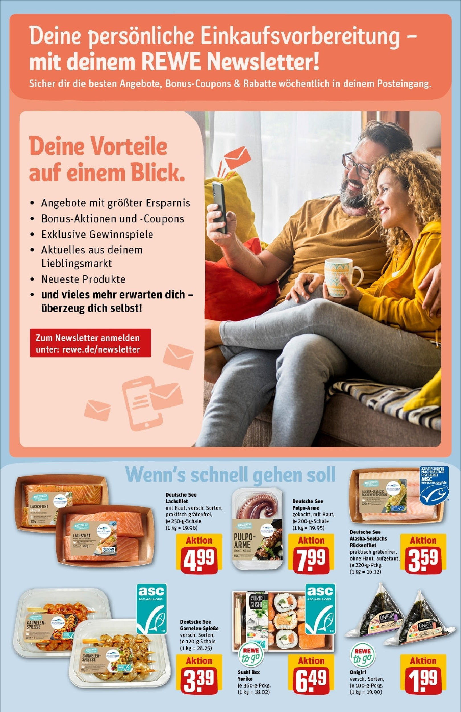 Rewe - Rewe: Wochenangebote (ab 27.04.2025) zum Blättern » Angebote | Seite: 12 | Produkte: Box, Spieße, Garnelen