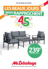LES BEAUX JOURS nous RAPPROCHENT depuis 45 ans