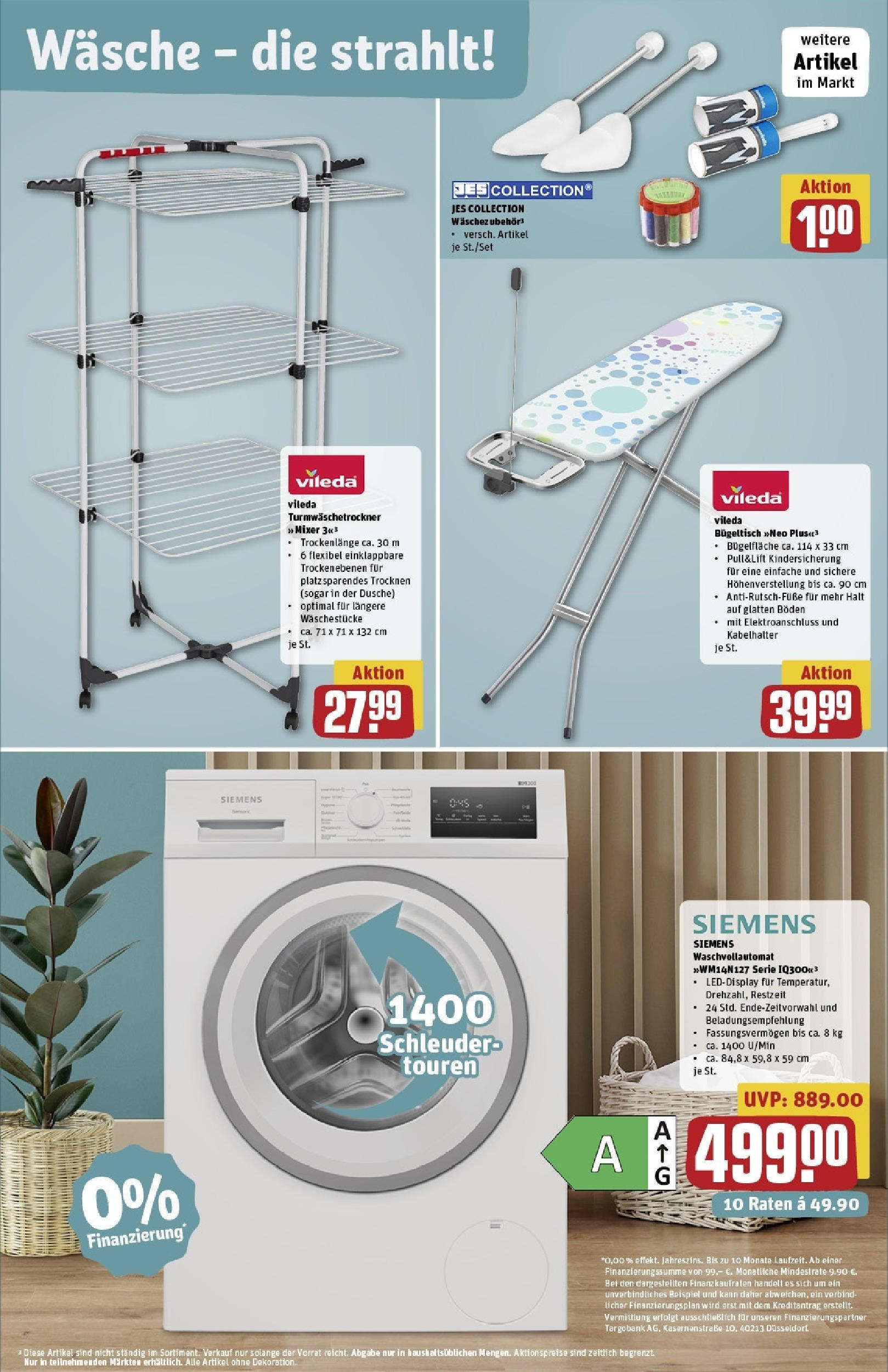 Rewe - Rewe: Wochenangebote (ab 27.04.2025) zum Blättern » Angebote | Seite: 40 | Produkte: Siemens, Mixer, Dusche