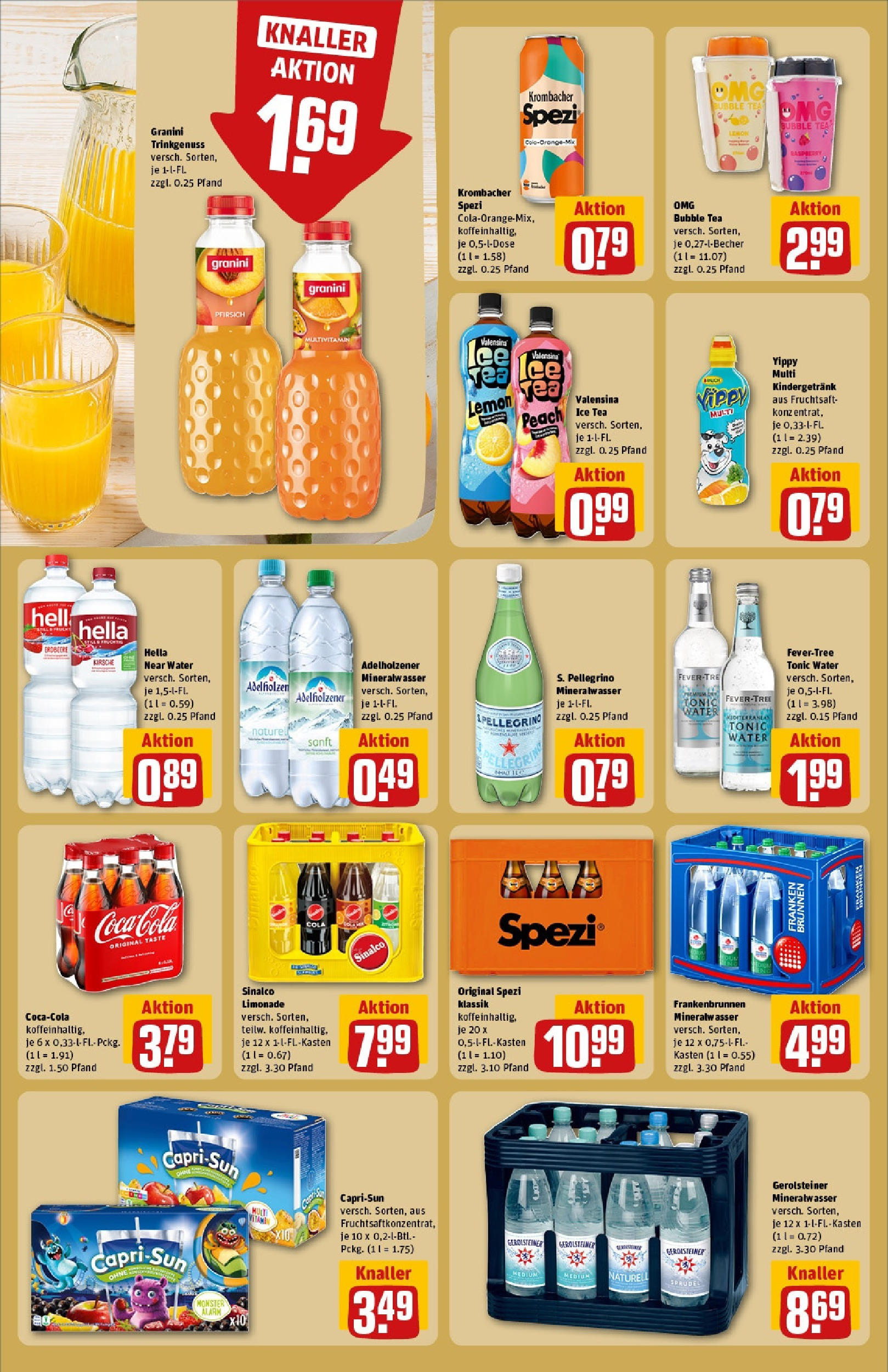 Rewe - Rewe: Wochenangebote (ab 27.04.2025) zum Blättern » Angebote | Seite: 20 | Produkte: Cola, Limonade, Mineralwasser, Gerolsteiner