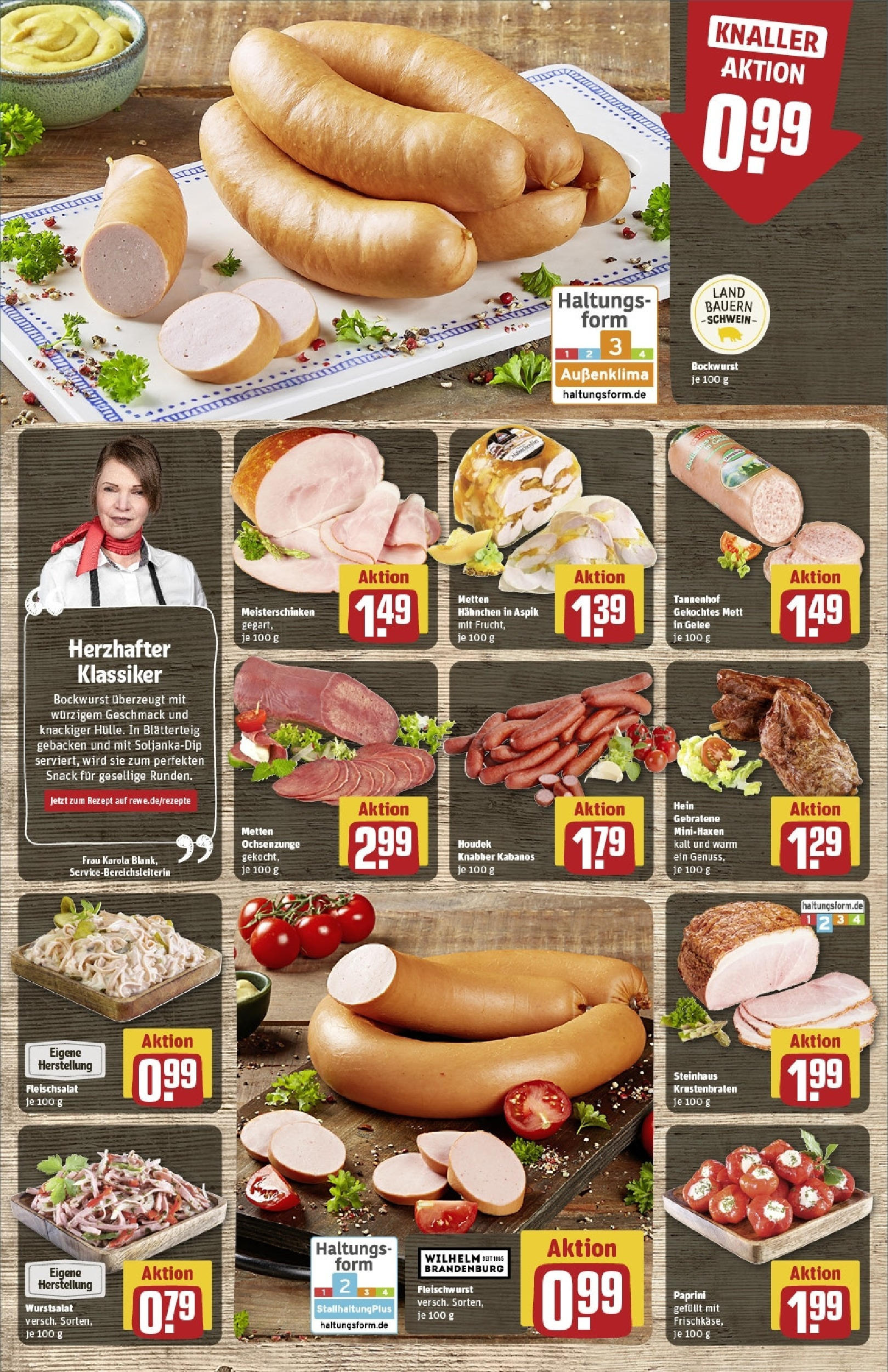 Rewe - Rewe: Wochenangebote (ab 27.04.2025) zum Blättern » Angebote | Seite: 12 | Produkte: Bockwurst, Hahnchen, Krustenbraten Rewe - Rewe: Wochenangebote (ab 27.04.2025) zum Blättern » Angebote | Seite: 12 | Produkte: Bockwurst, Hahnchen, Krustenbraten
