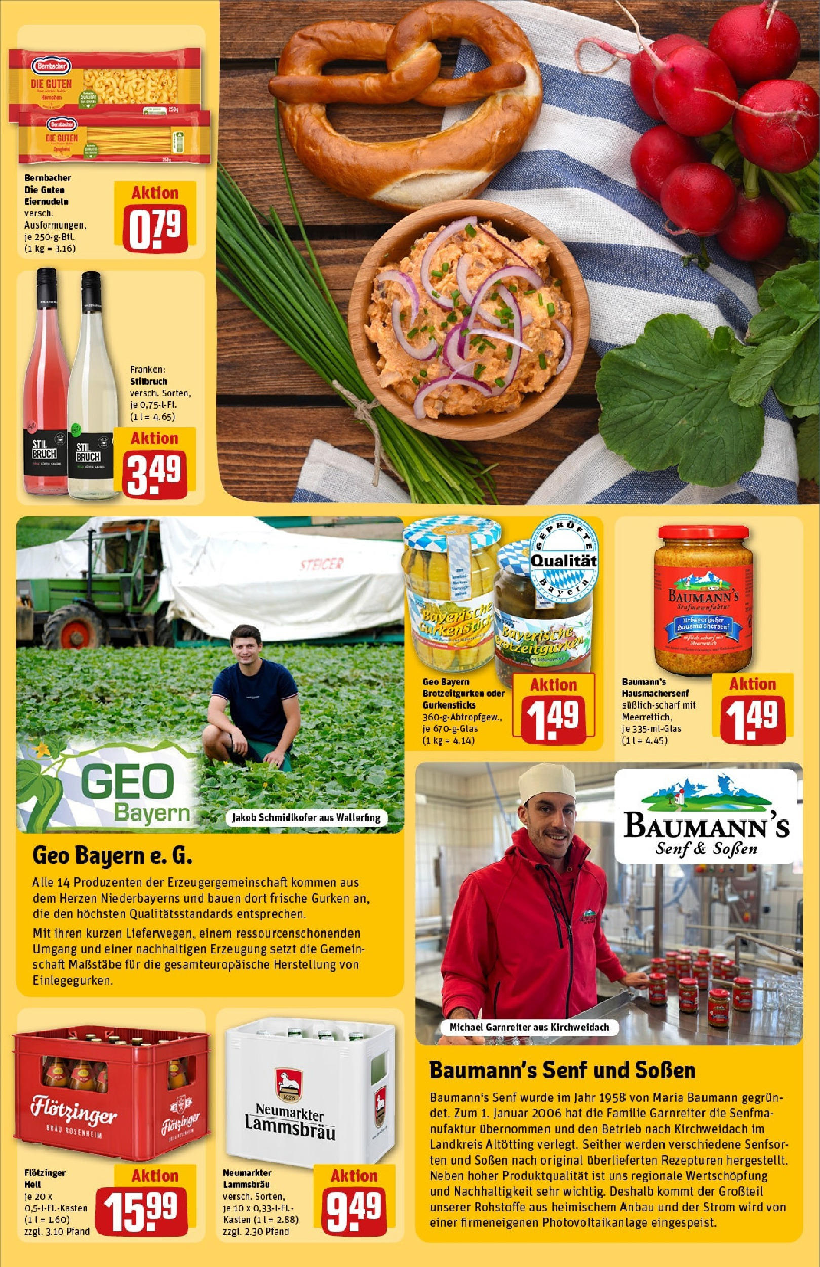 Rewe - Rewe: Wochenangebote (ab 27.04.2025) zum Blättern » Angebote | Seite: 27 | Produkte: Pasta, Gurken