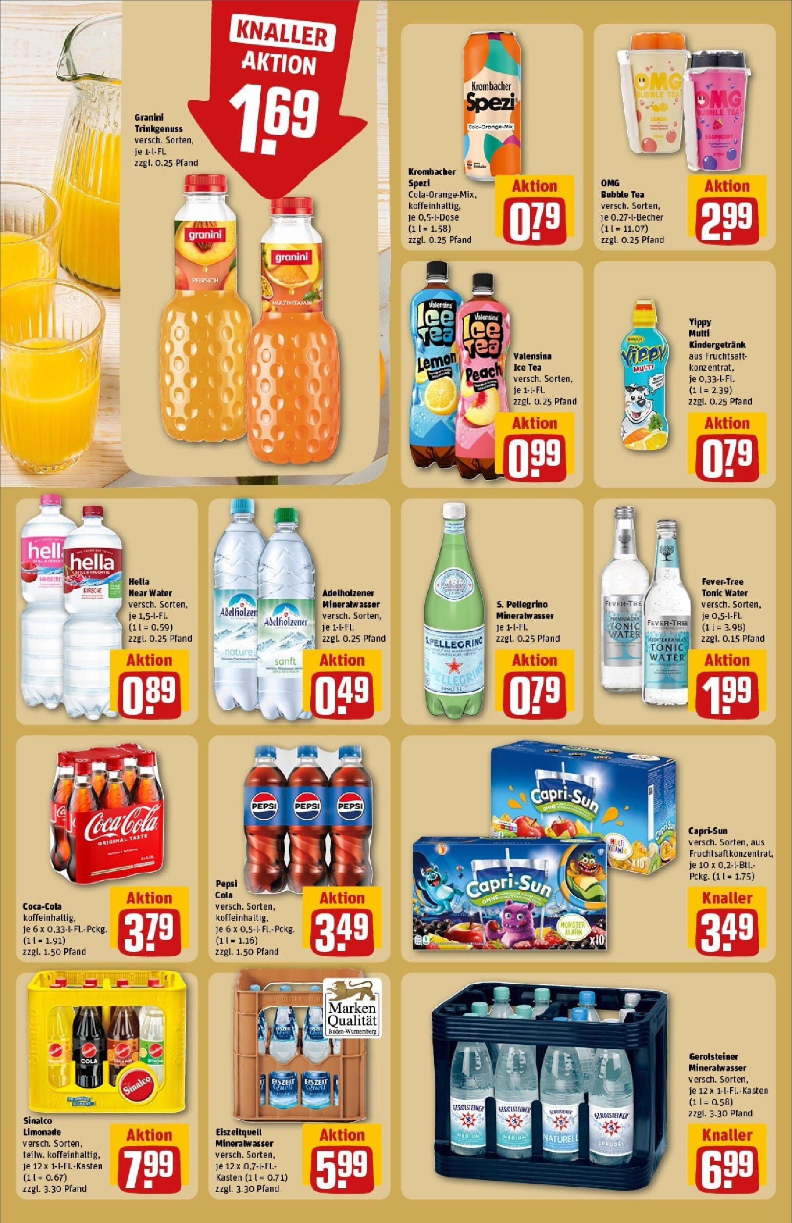 Rewe - Rewe: Wochenangebote (ab 27.04.2025) zum Blättern » Angebote | Seite: 24 | Produkte: Sinalco, Pfirsich, Granini, Gerolsteiner Rewe - Rewe: Wochenangebote (ab 27.04.2025) zum Blättern » Angebote | Seite: 24 | Produkte: Sinalco, Pfirsich, Granini, Gerolsteiner