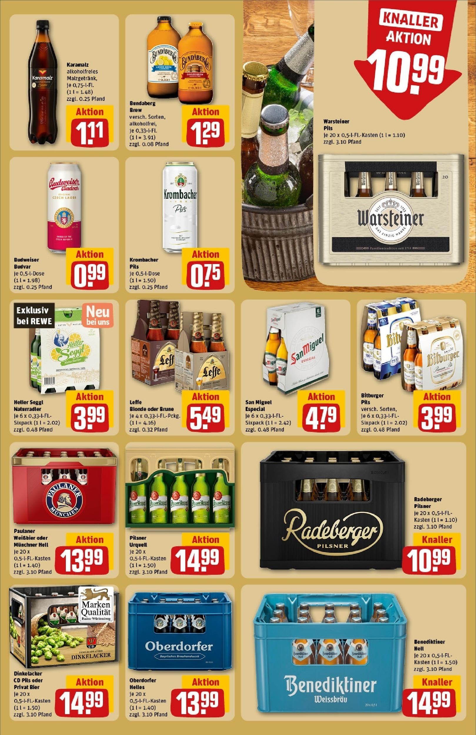 Rewe - Rewe: Wochenangebote (ab 27.04.2025) zum Blättern » Angebote | Seite: 23 | Produkte: Weißbier, Pils, Pilsner urquell, Warsteiner Rewe - Rewe: Wochenangebote (ab 27.04.2025) zum Blättern » Angebote | Seite: 23 | Produkte: Weißbier, Pils, Pilsner urquell, Warsteiner