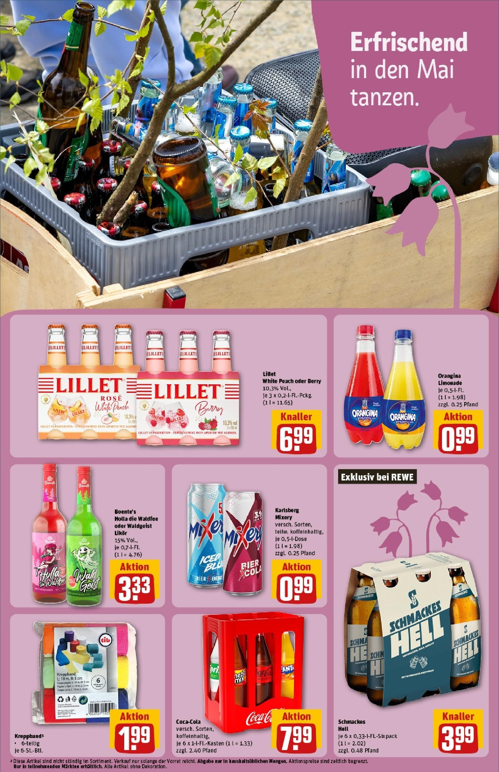 Rewe - Rewe: Wochenangebote (ab 27.04.2025) zum Blättern » Angebote | Seite: 19 | Produkte: Energy, Bier, Likör, Lillet