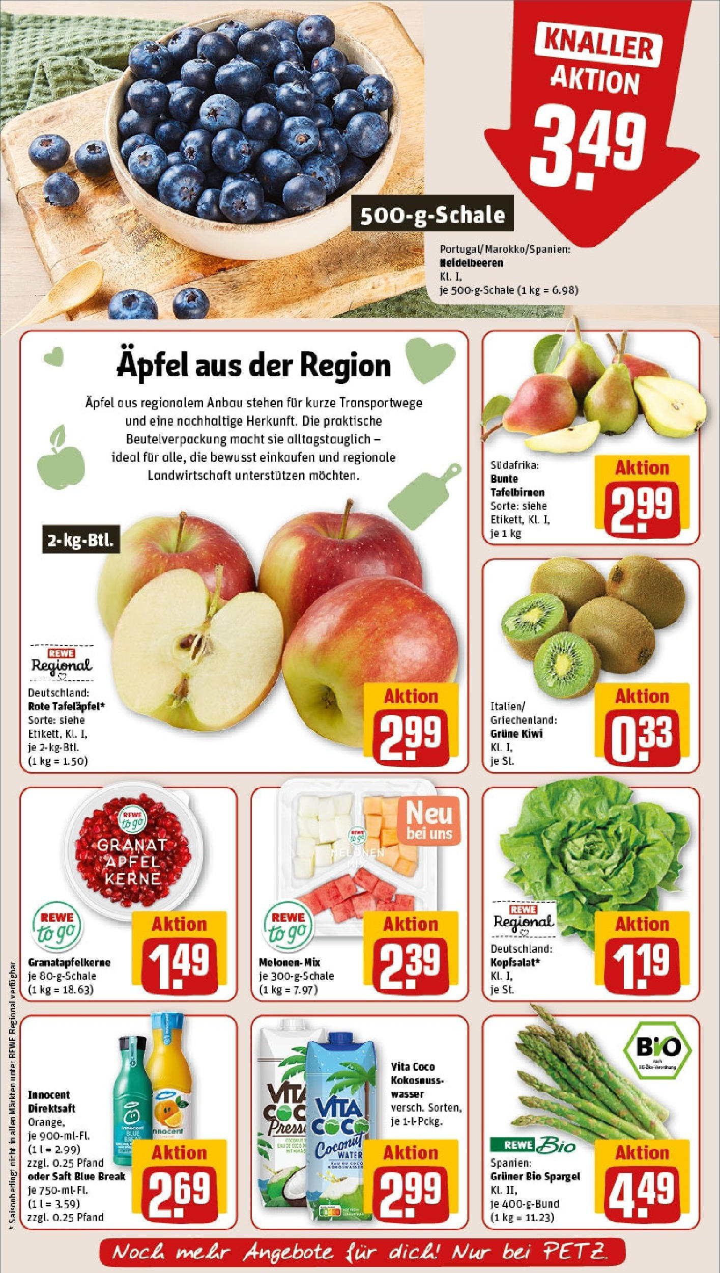 Rewe - Rewe: Wochenangebote (ab 27.04.2025) zum Blättern » Angebote | Seite: 6 | Produkte: Presse, Äpfel, Saft, Kiwi Rewe - Rewe: Wochenangebote (ab 27.04.2025) zum Blättern » Angebote | Seite: 6 | Produkte: Presse, Äpfel, Saft, Kiwi