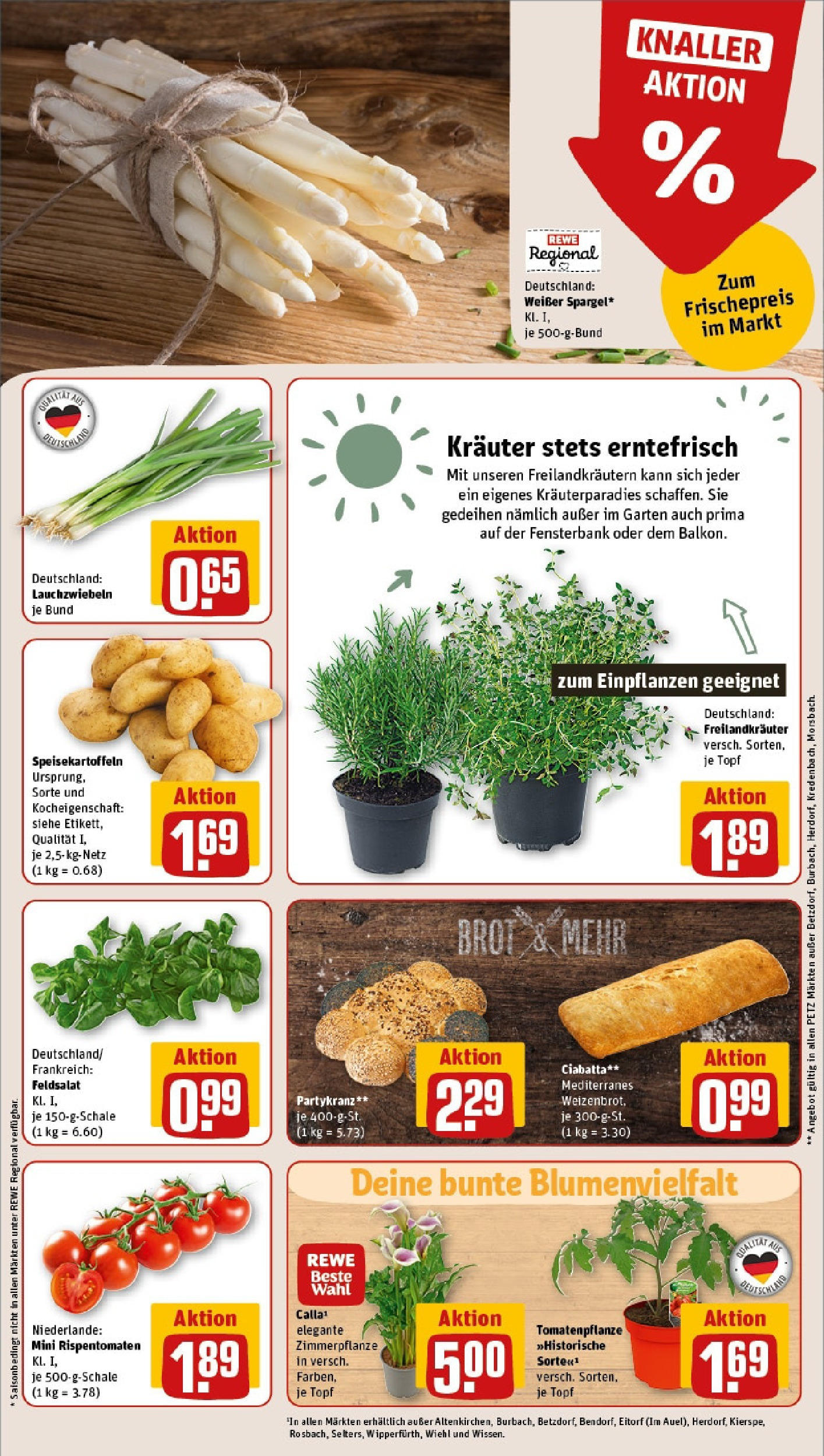 Rewe - Rewe: Wochenangebote (ab 27.04.2025) zum Blättern » Angebote | Seite: 7 | Produkte: Brot Rewe - Rewe: Wochenangebote (ab 27.04.2025) zum Blättern » Angebote | Seite: 7 | Produkte: Brot