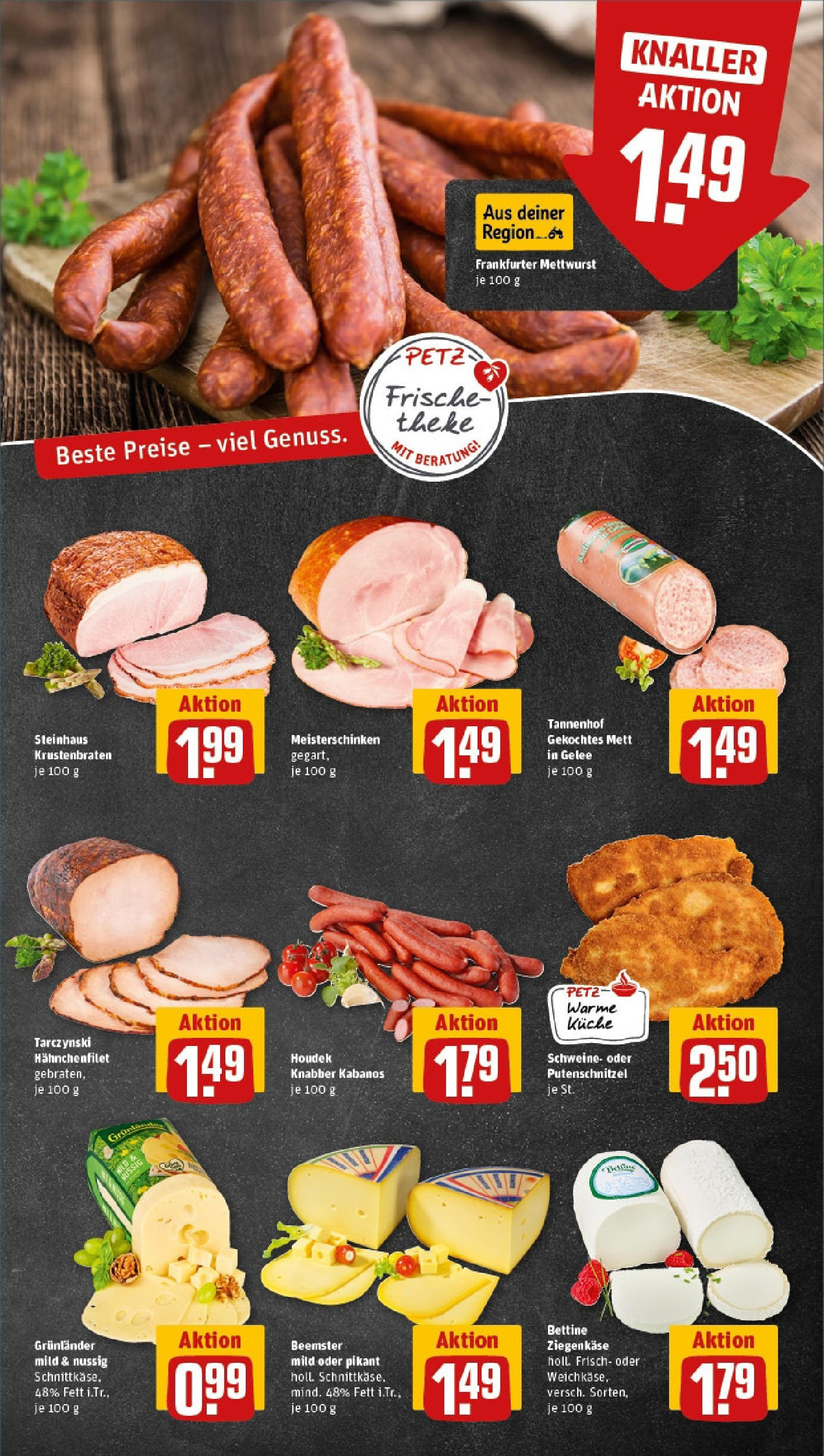 Rewe - Rewe: Wochenangebote (ab 27.04.2025) zum Blättern » Angebote | Seite: 9 | Produkte: Käse, Ziegenkäse, Grunlander, Putenschnitzel Rewe - Rewe: Wochenangebote (ab 27.04.2025) zum Blättern » Angebote | Seite: 9 | Produkte: Käse, Ziegenkäse, Grunlander, Putenschnitzel