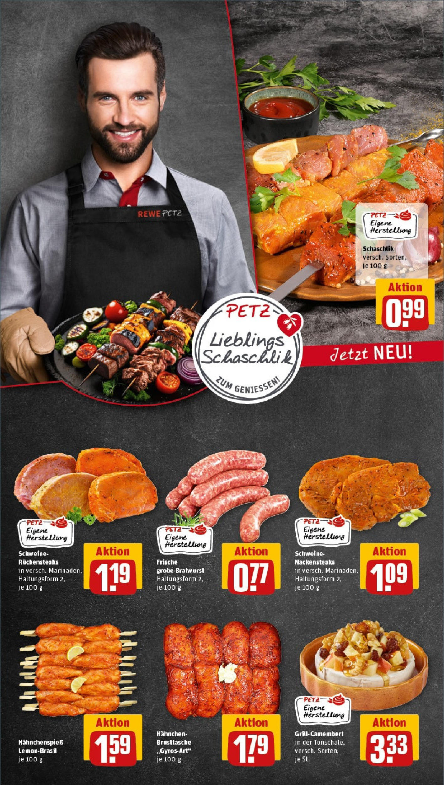Rewe - Rewe: Wochenangebote (ab 27.04.2025) zum Blättern » Angebote | Seite: 10 | Produkte: Grill, Hahnchen, Bratwurst, Steak Rewe - Rewe: Wochenangebote (ab 27.04.2025) zum Blättern » Angebote | Seite: 10 | Produkte: Grill, Hahnchen, Bratwurst, Steak