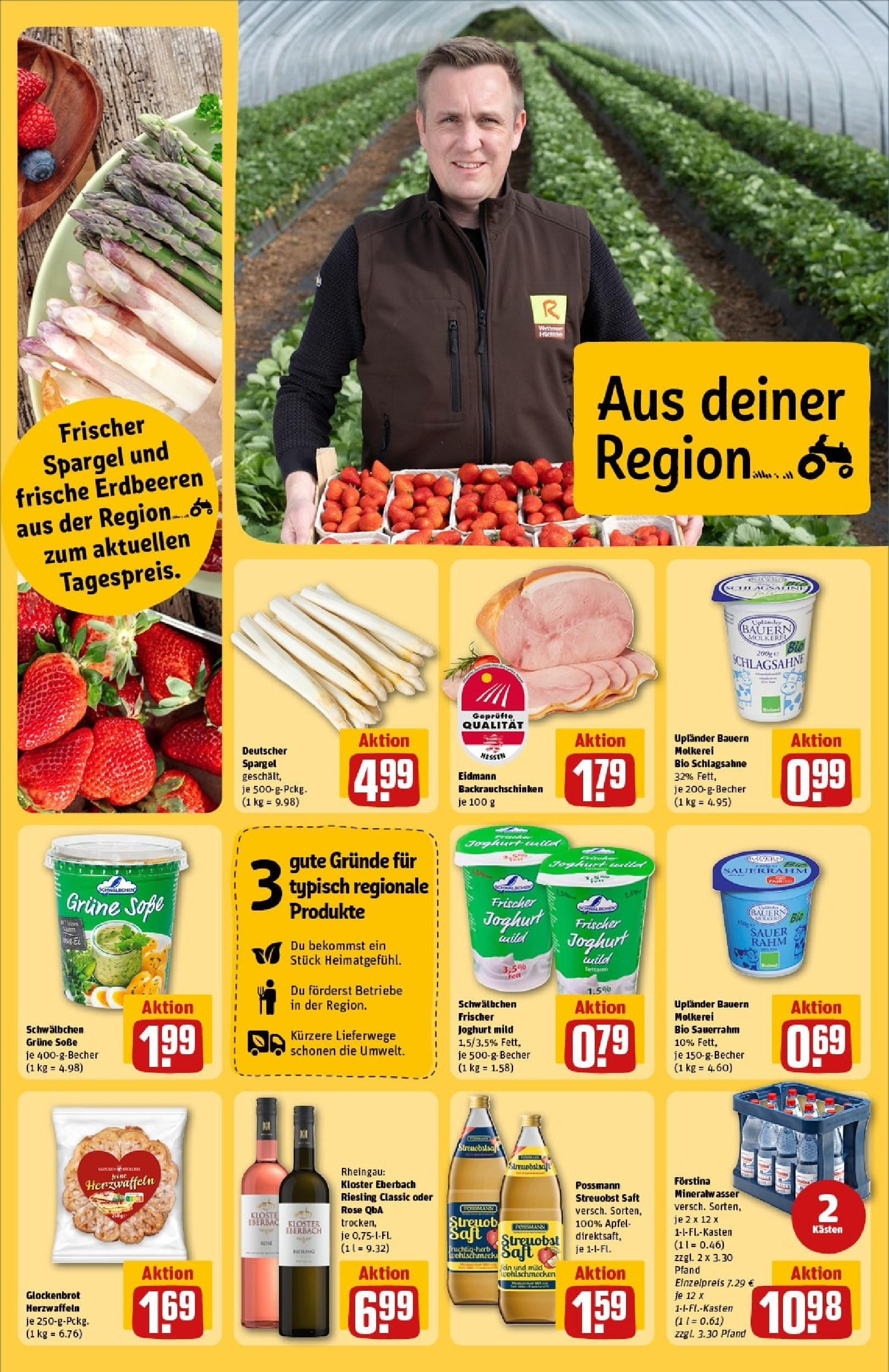 Rewe - Rewe: Wochenangebote (ab 27.04.2025) zum Blättern » Angebote | Seite: 29 | Produkte: Joghurt, Apple, Soße, Sauerrahm