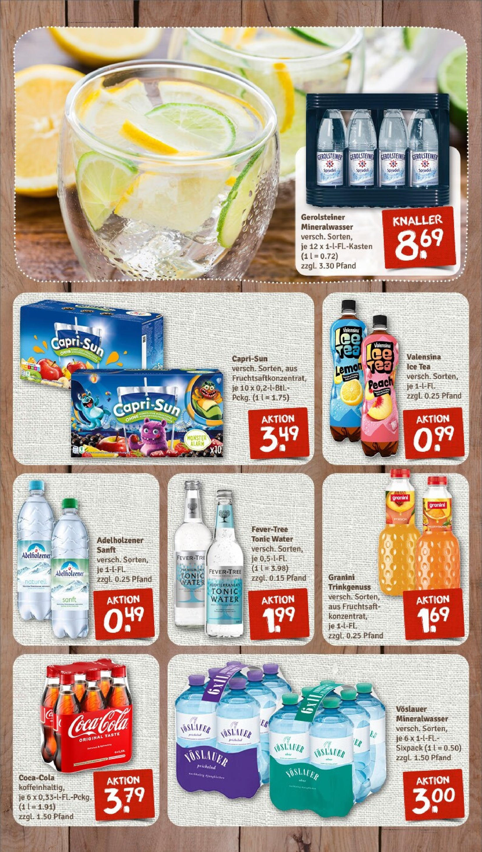 Rewe - Rewe: Wochenangebote (ab 27.04.2025) zum Blättern » Angebote | Seite: 10 | Produkte: Valensina, Granini, Fruchtsaft, Gerolsteiner
