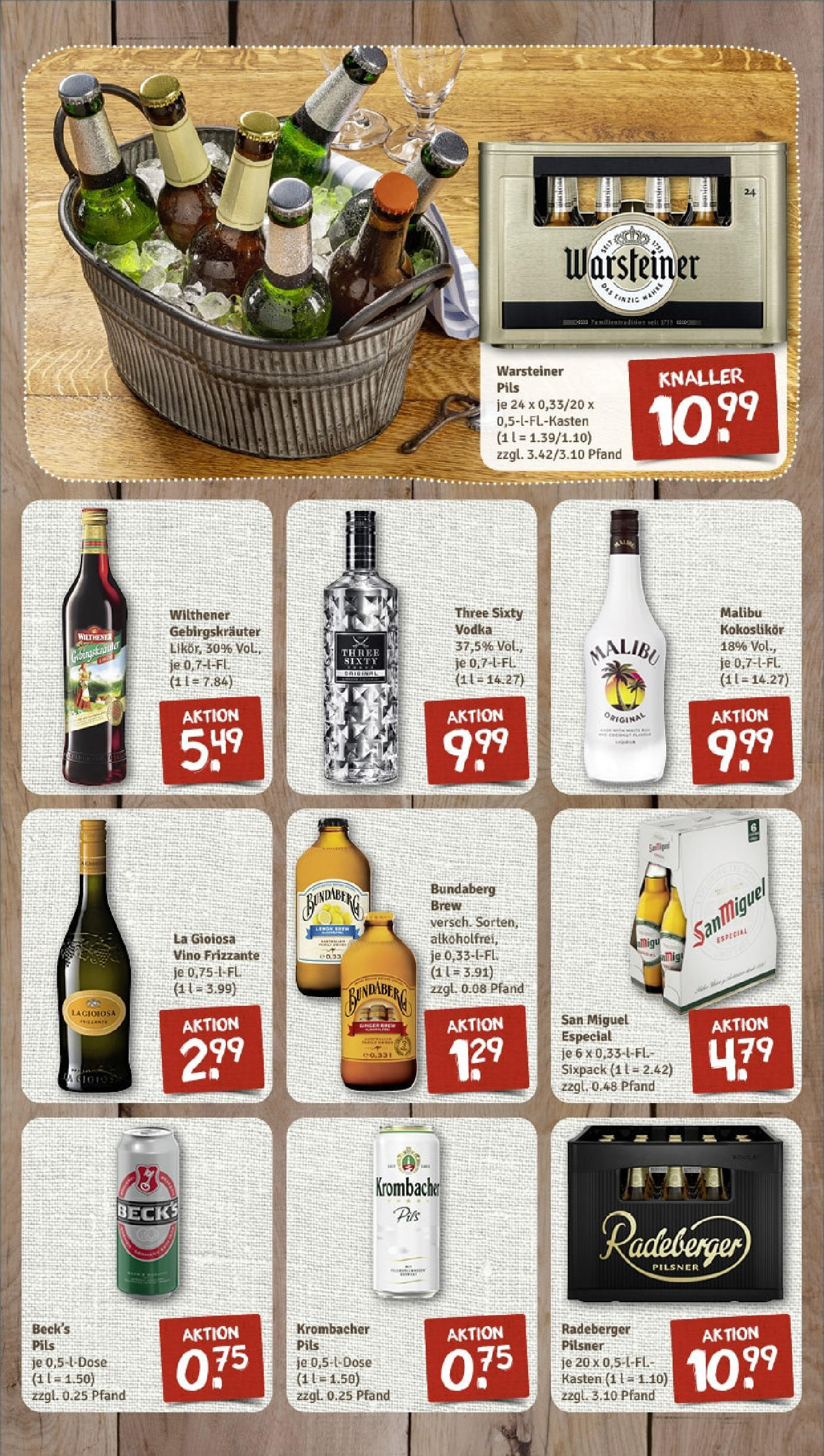 Rewe - Rewe: Wochenangebote (ab 27.04.2025) zum Blättern » Angebote | Seite: 11 | Produkte: Wilthener, Warsteiner, Vodka, Radeberger pilsner